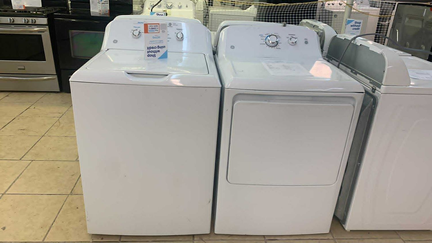 GE LAUNDRY SET