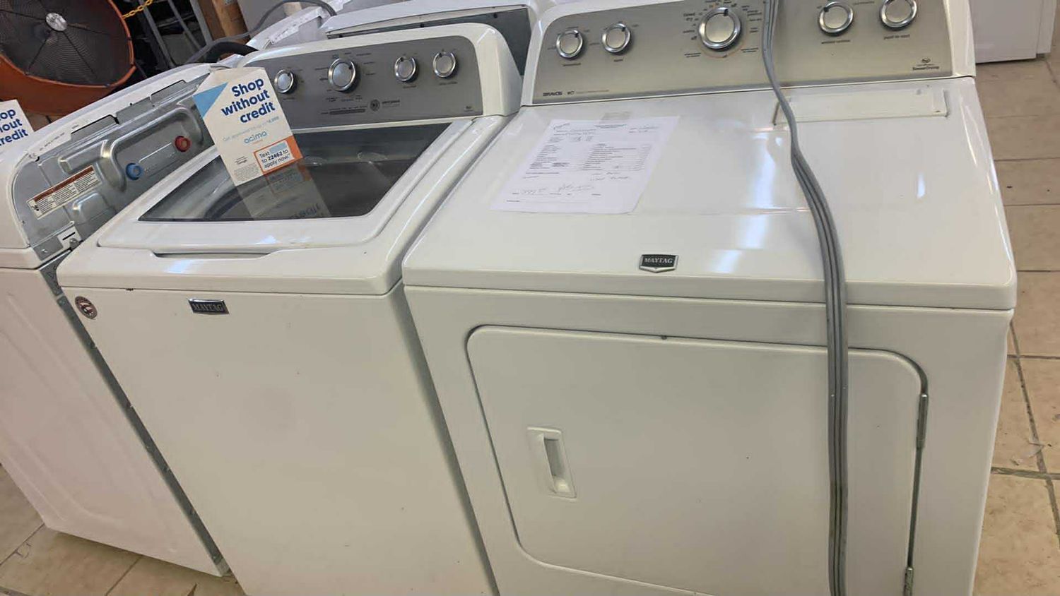 MAYTAG LAUNDRY SET