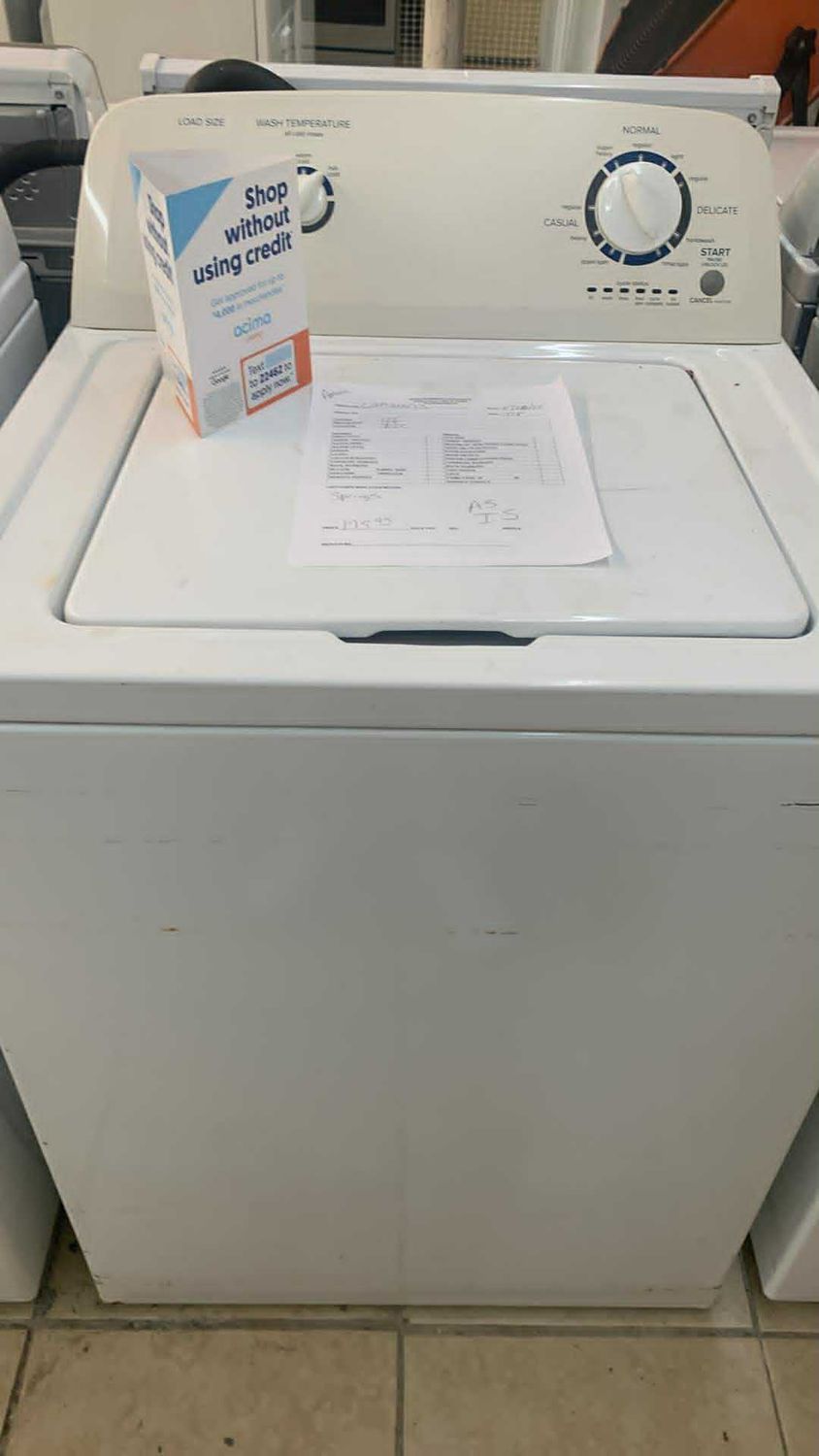 AMANA WASHER