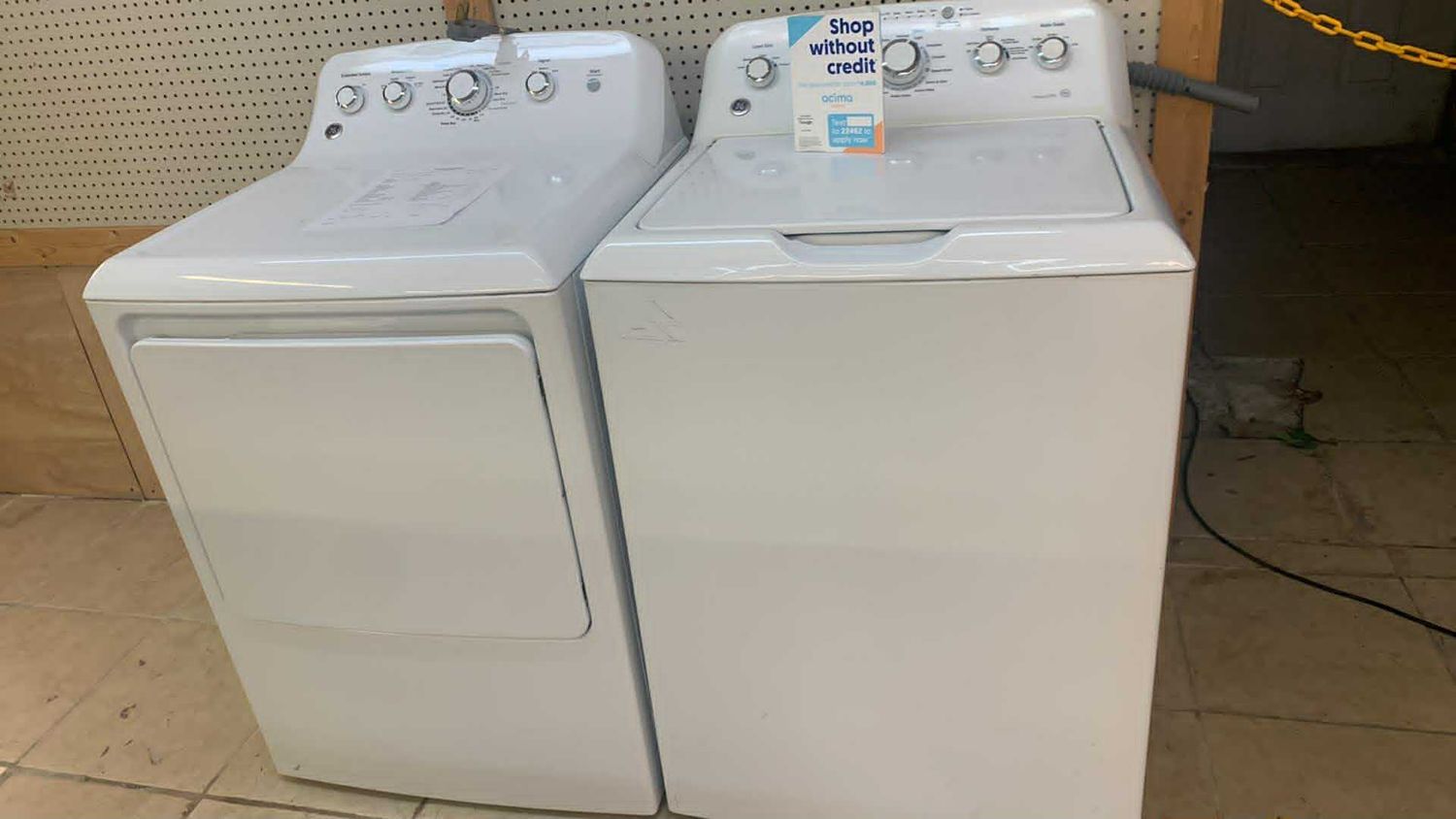 GE LAUNDRY SET