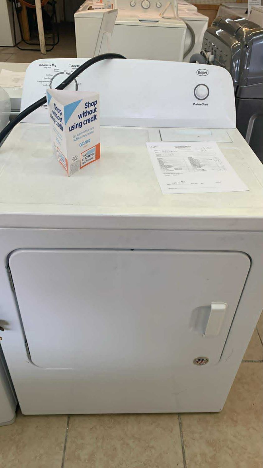 ROPER DRYER
