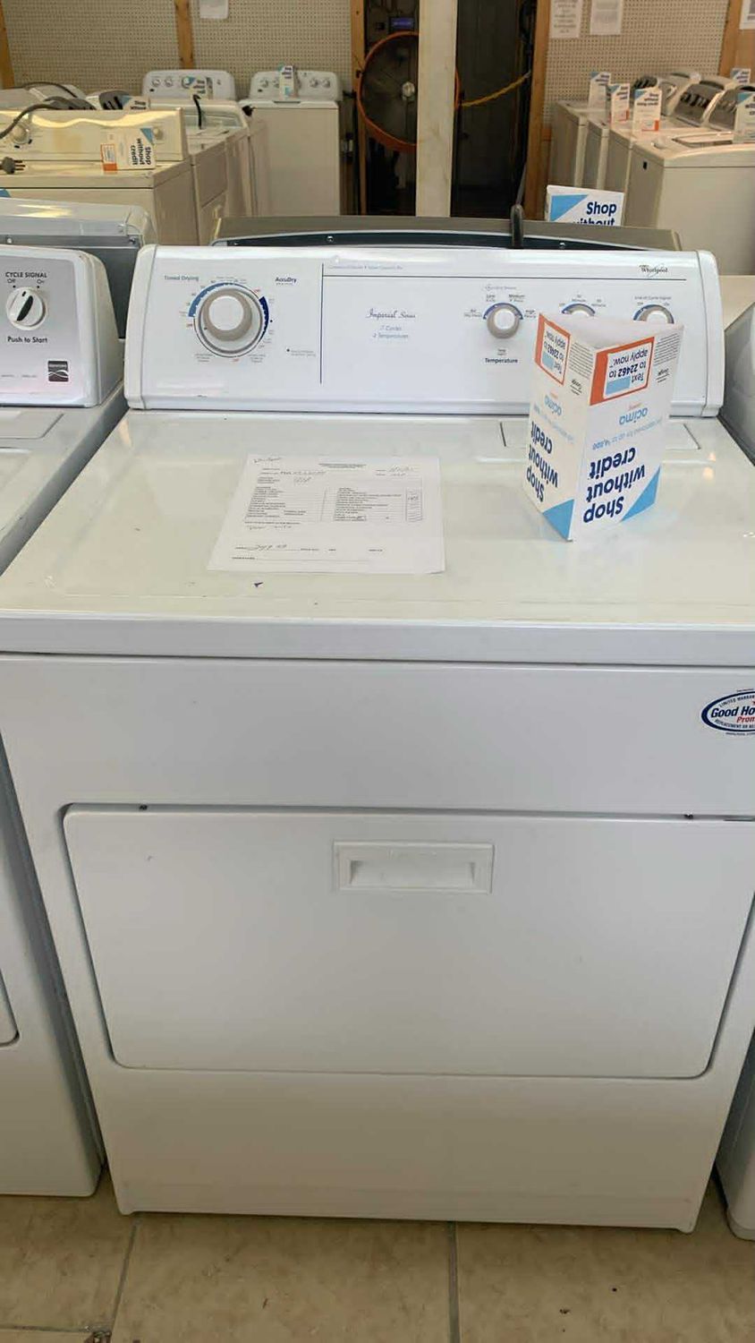 WHIRLPOOL DRYER
