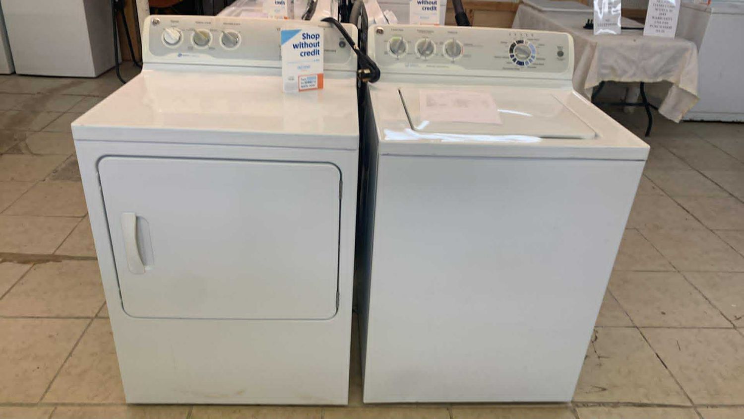 GE LAUNDRY SET