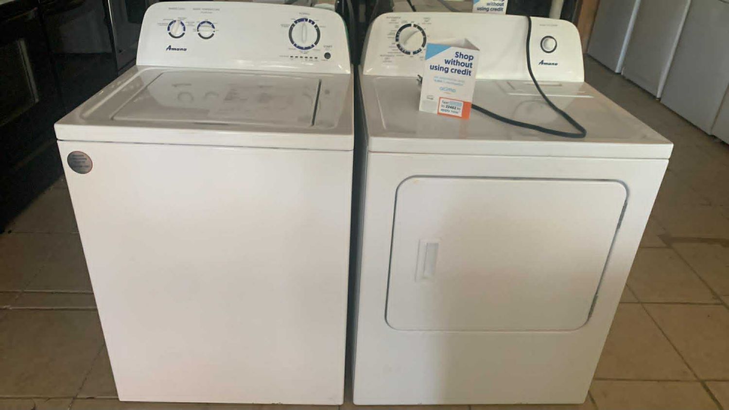AMANA LAUNDRY SET