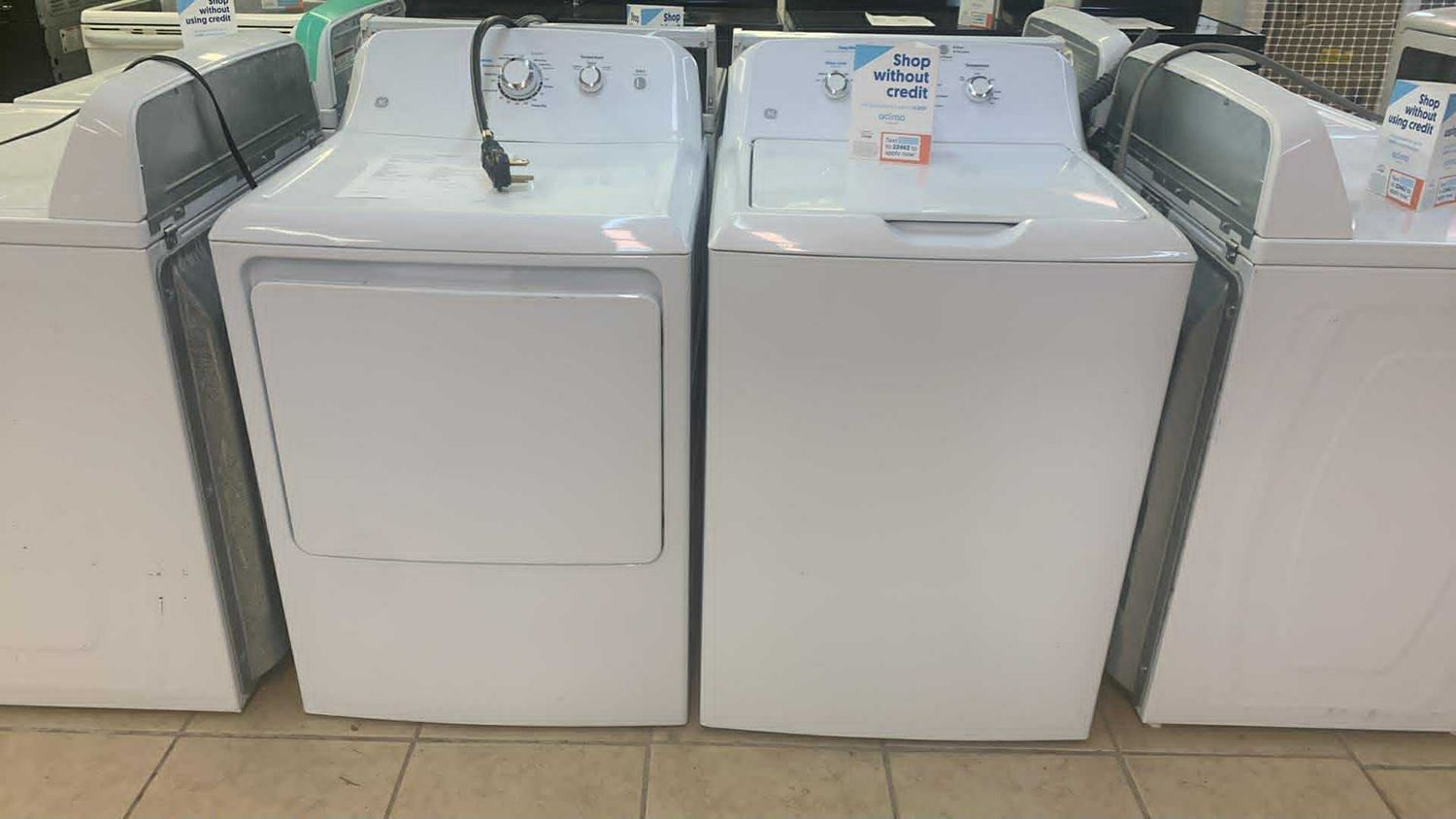 GE LAUNDRY SET