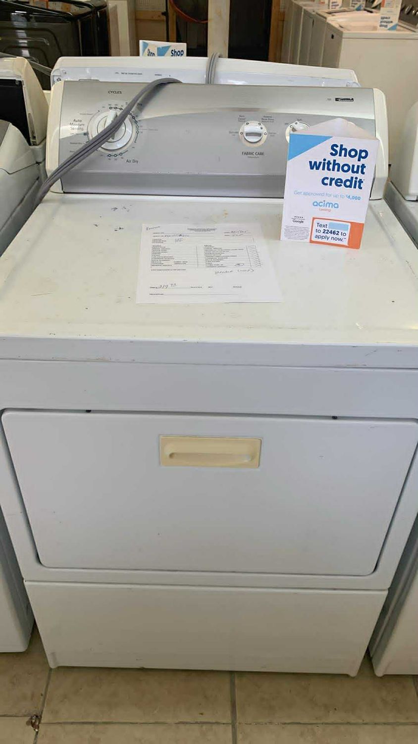 KENMORE DRYER
