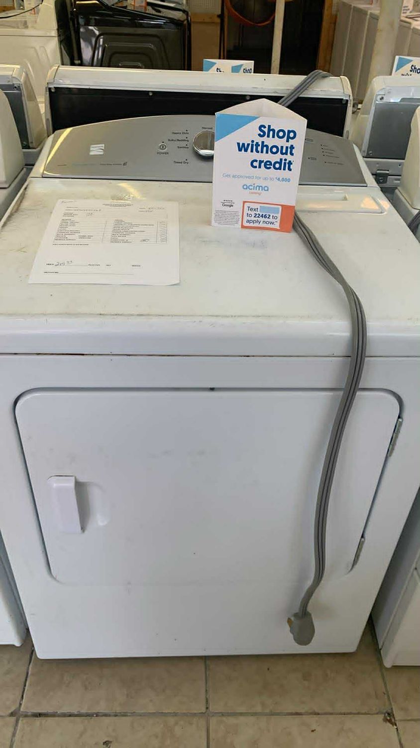 KENMORE DRYER