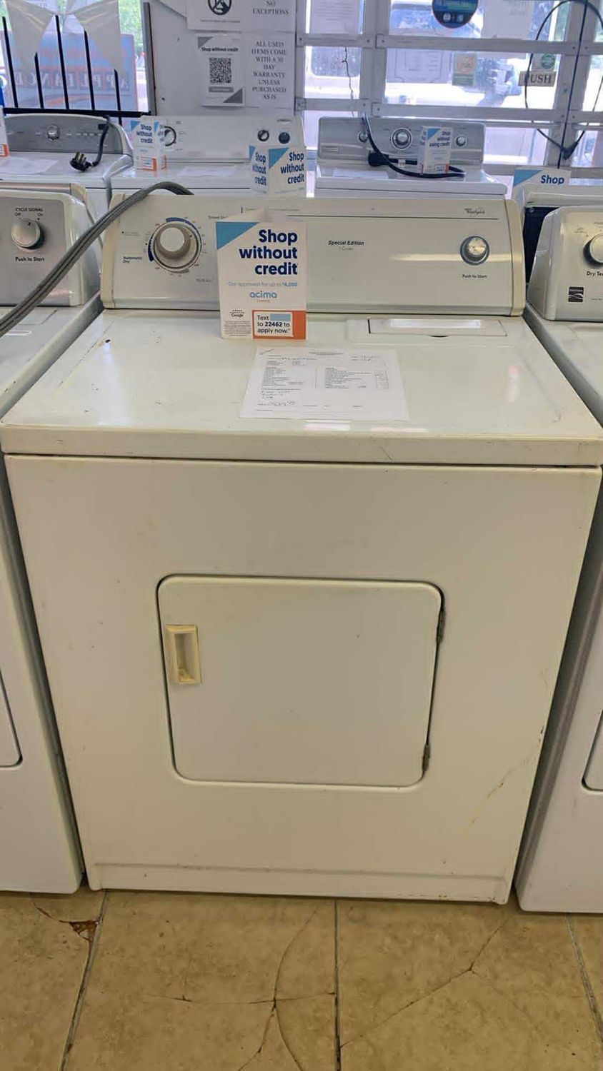 WHIRLPOOL DRYER