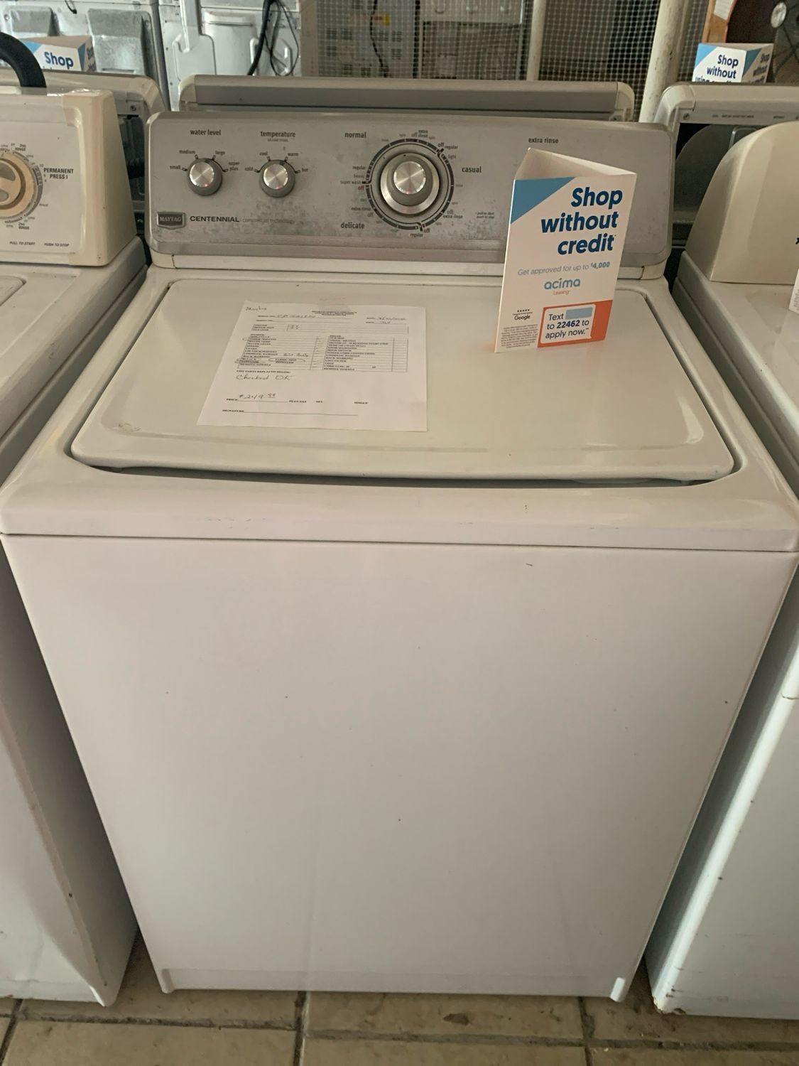 Maytag Washer
