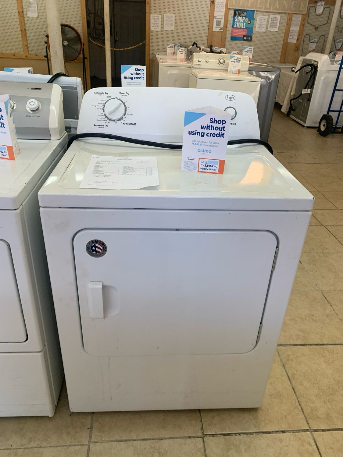 Roper Dryer