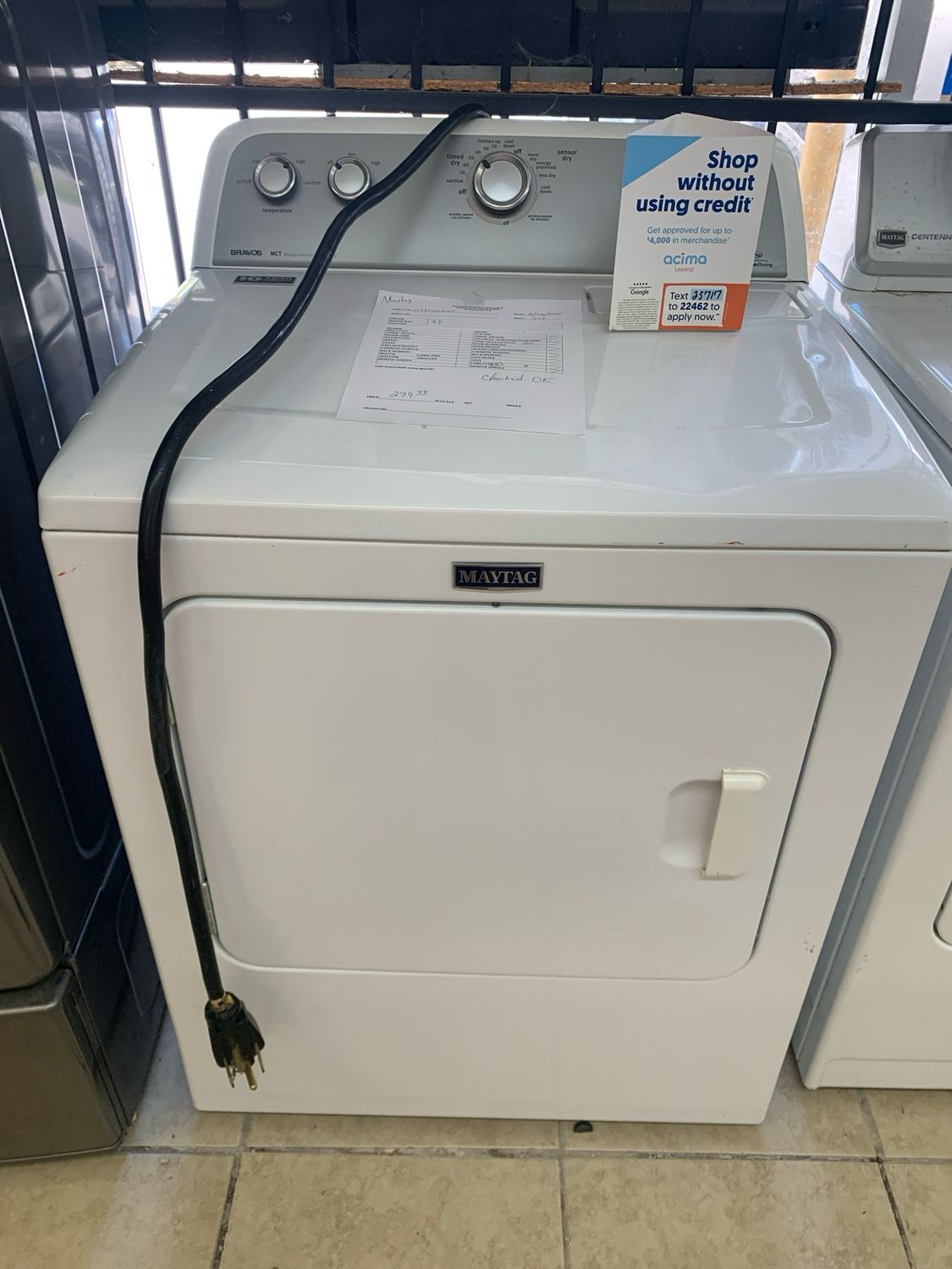 Maytag Dryer