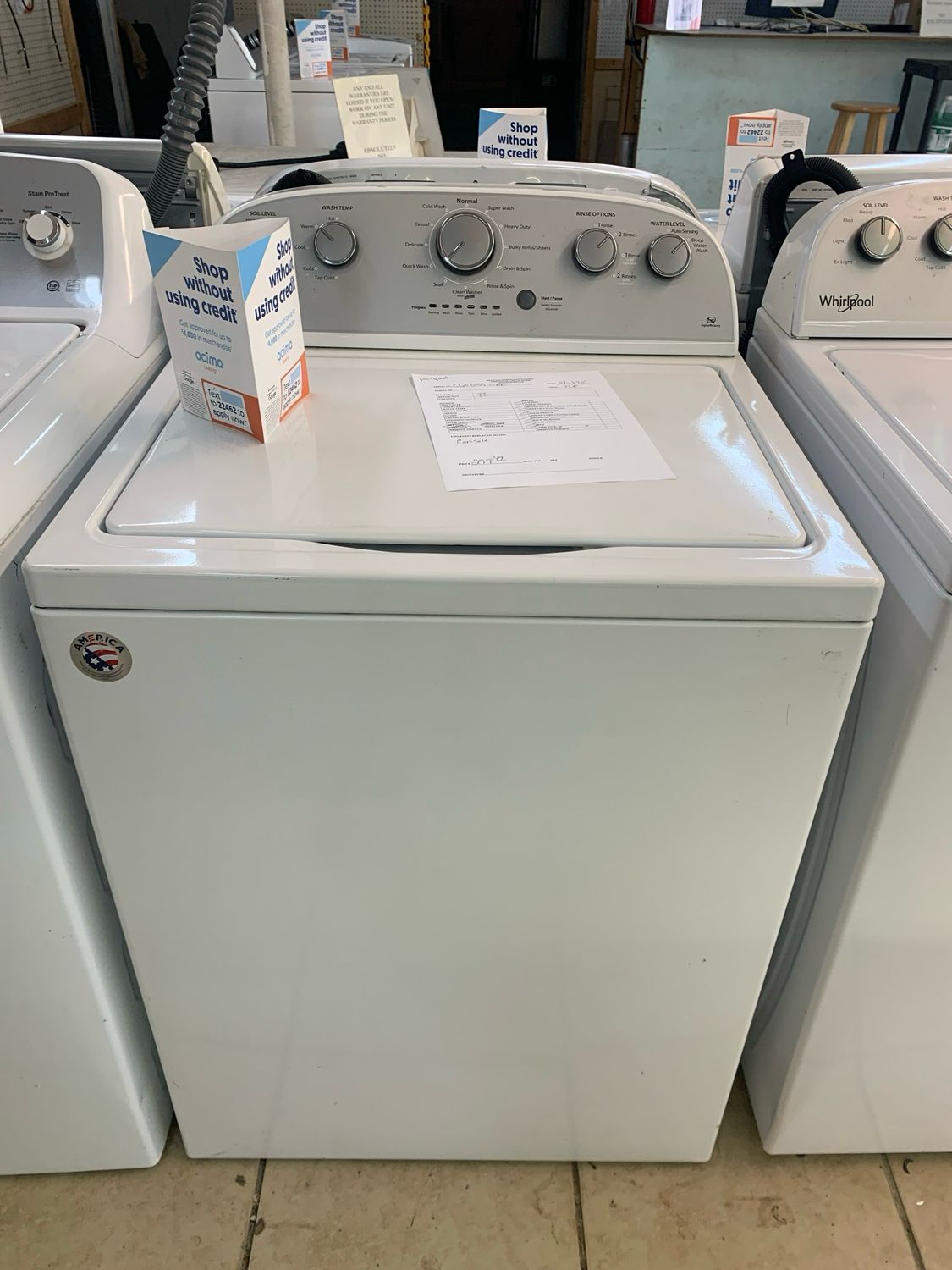 Whirlpool Washer