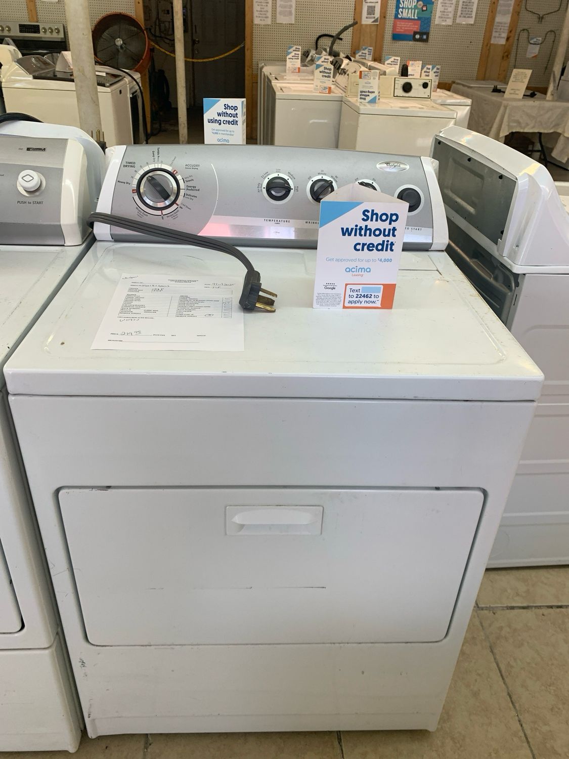 Whirlpool Dryer