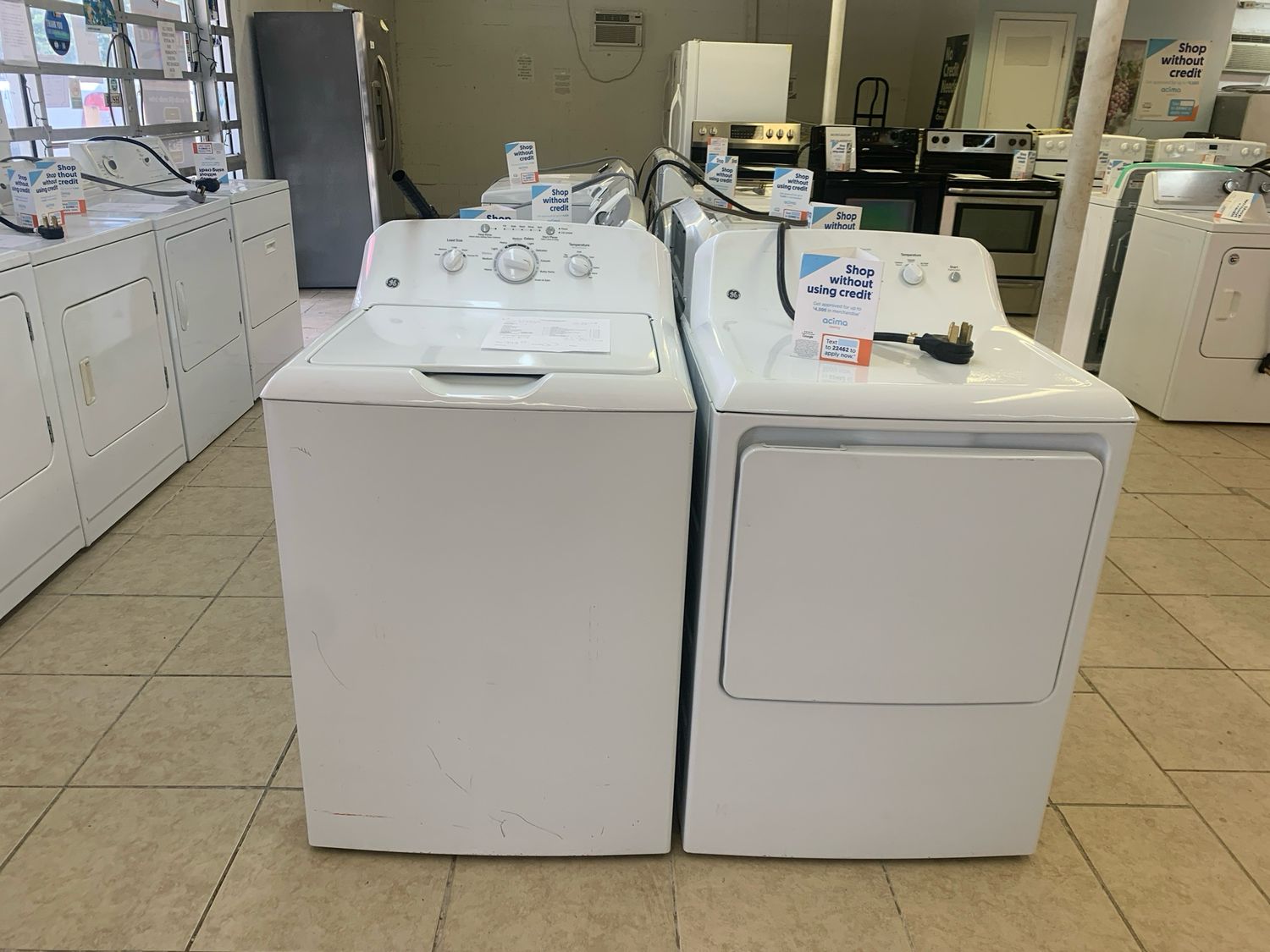 GE LAUNDRY SET