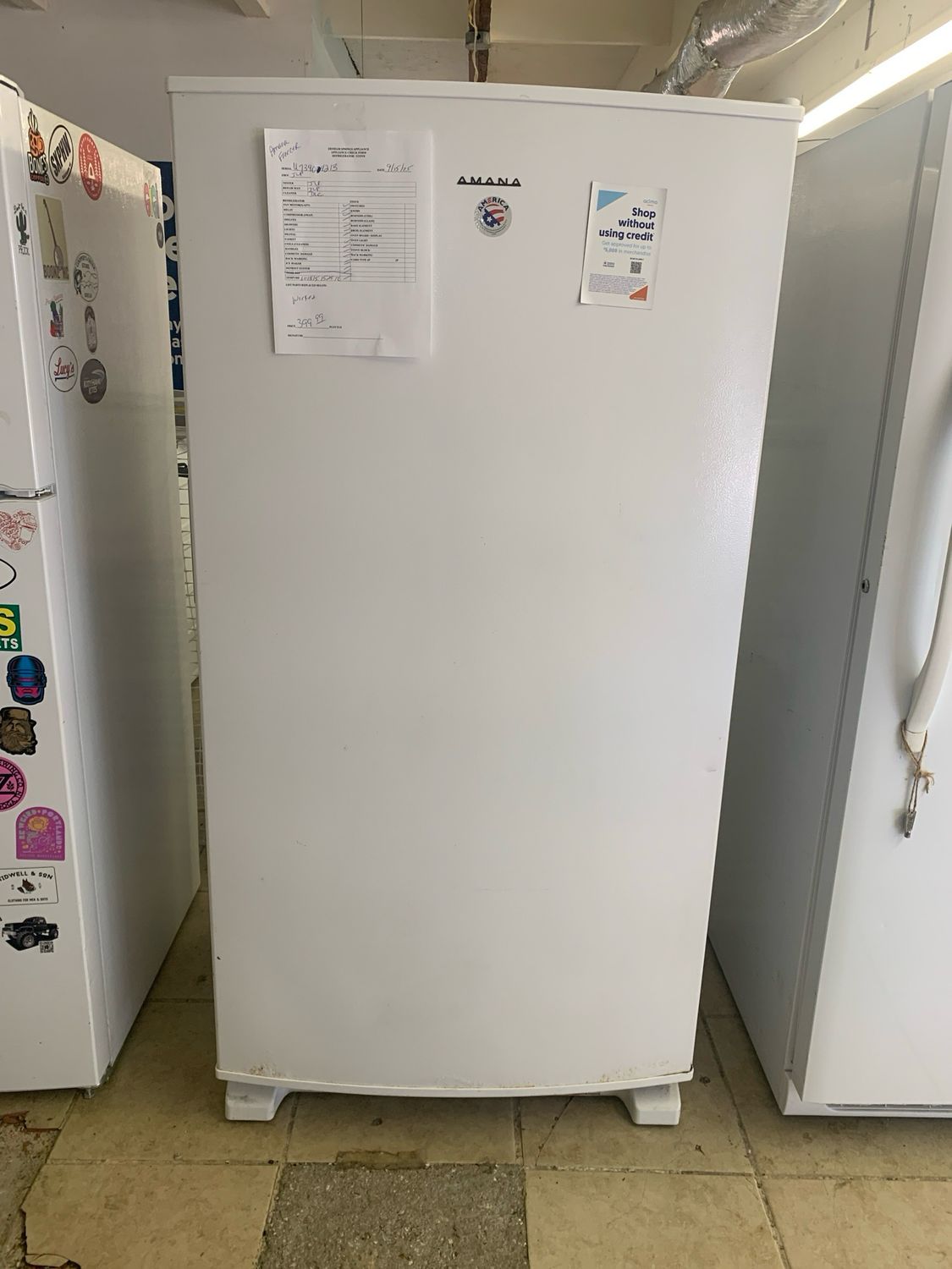 Amana Upright Freezer