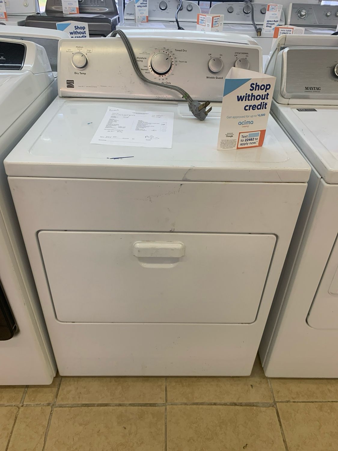 Kenmore Dryer