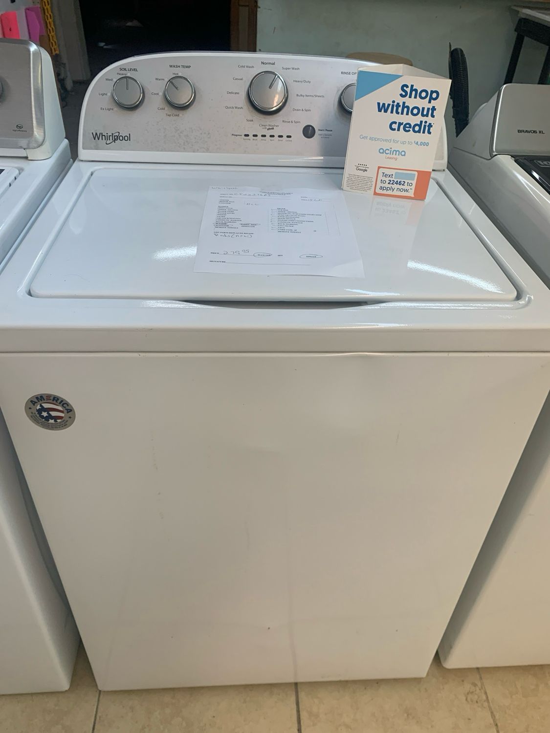 Whirlpool Washer