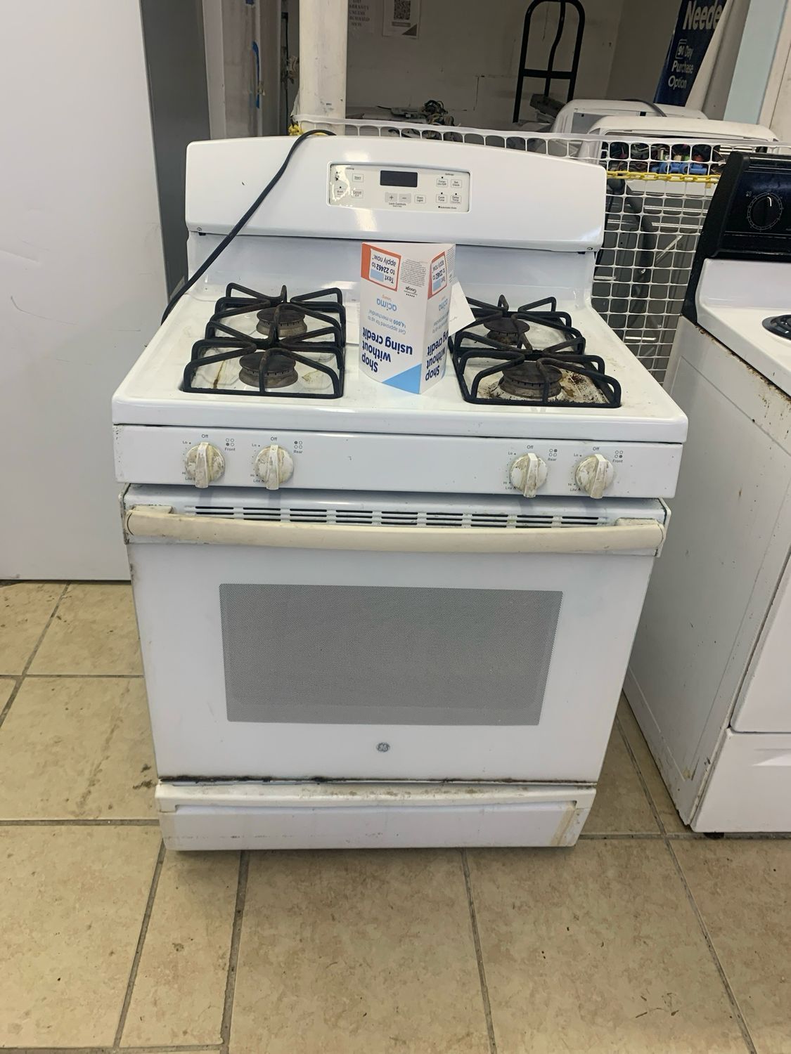 GE Stove **GAS STOVE**