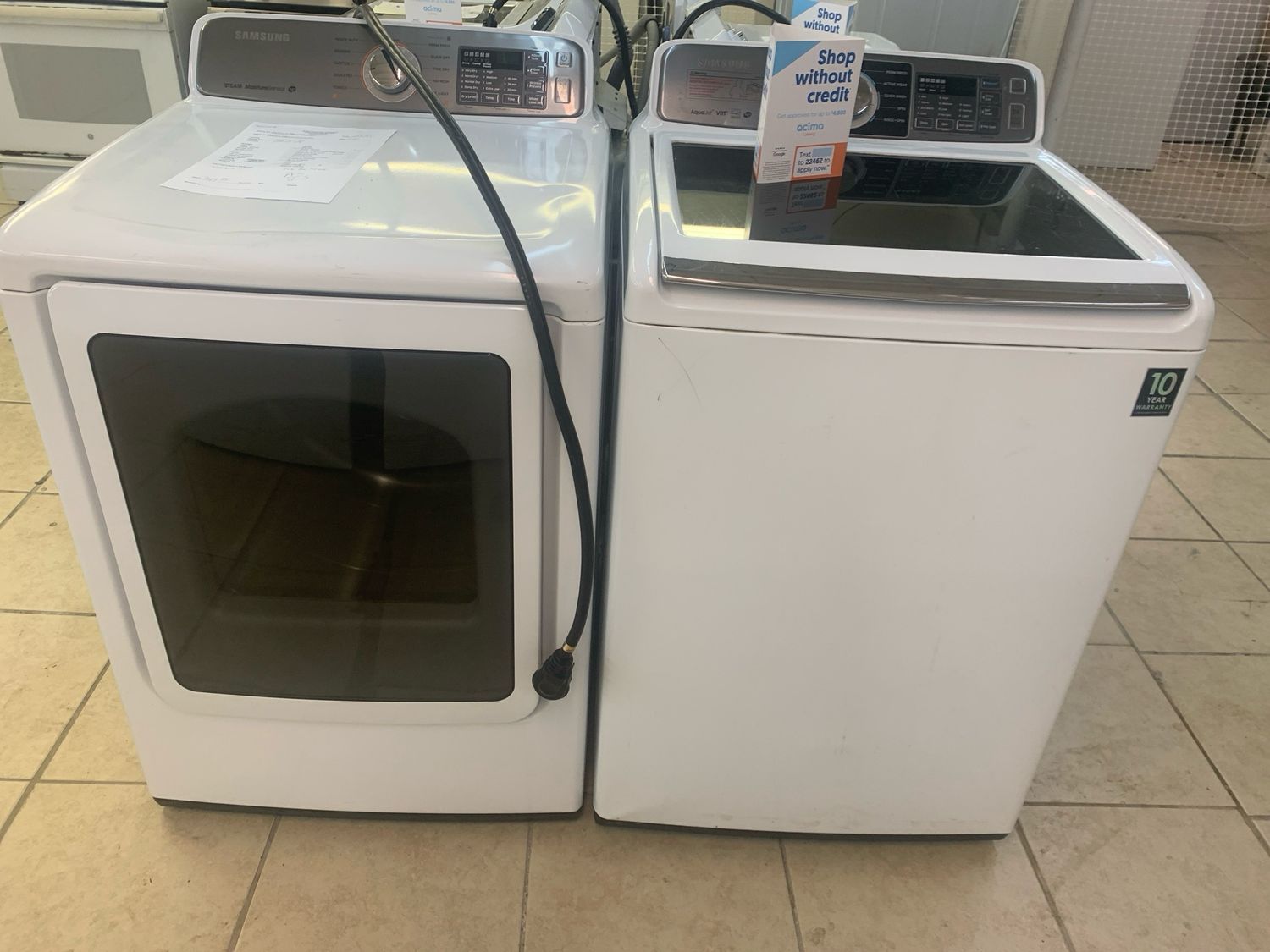 Samsung Laundry Set