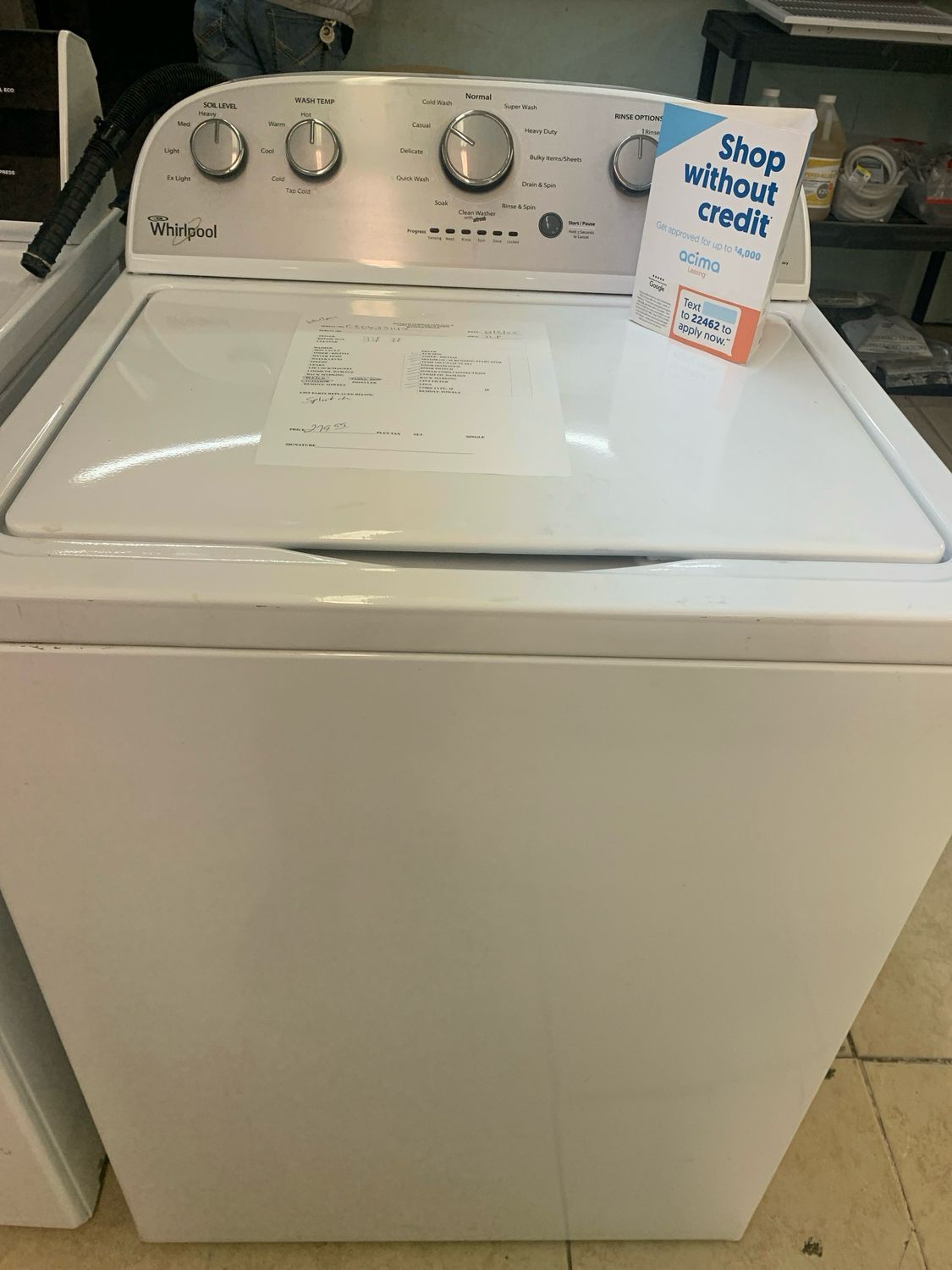 Whirlpool Washer