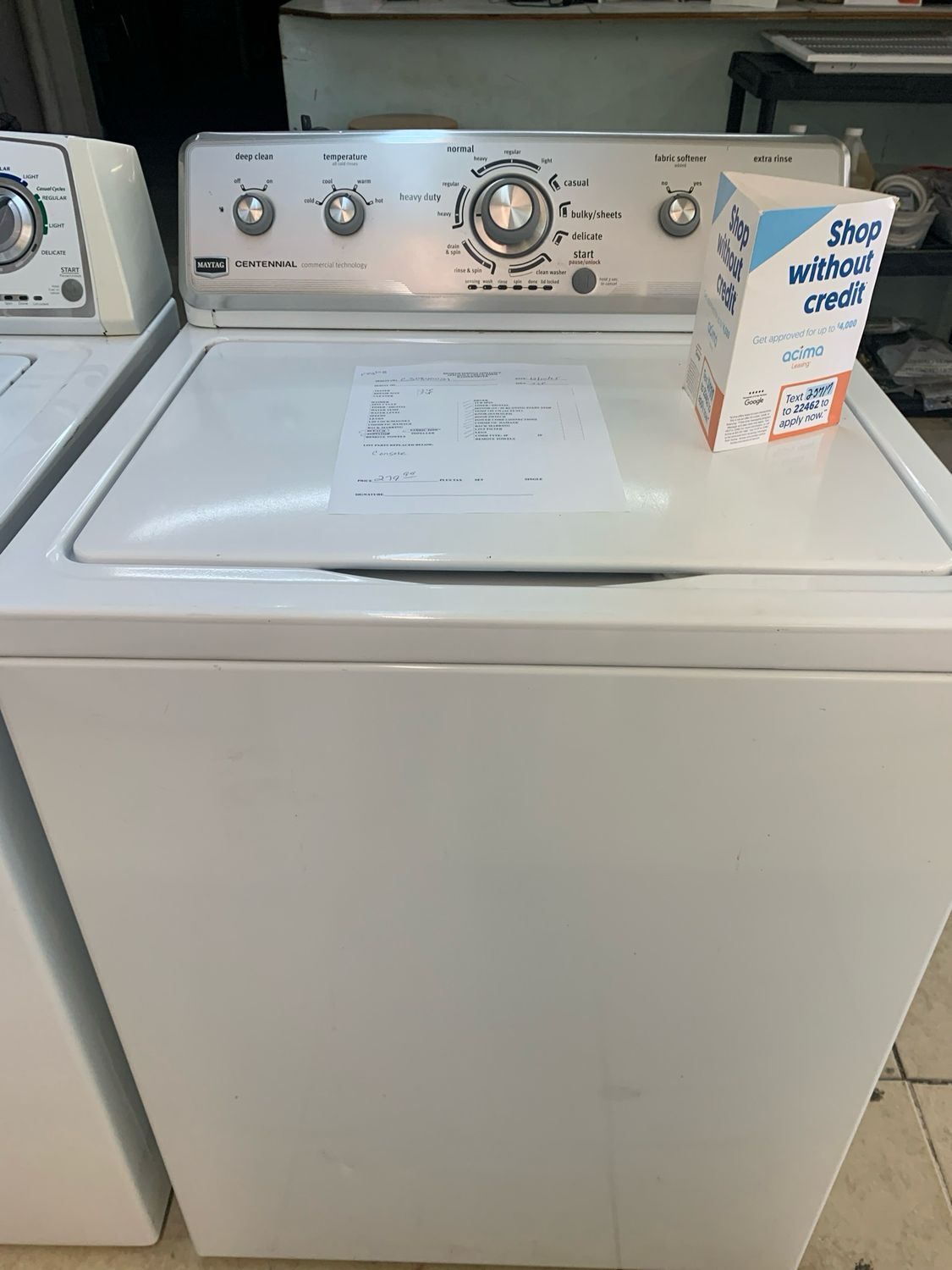 Maytag Washer