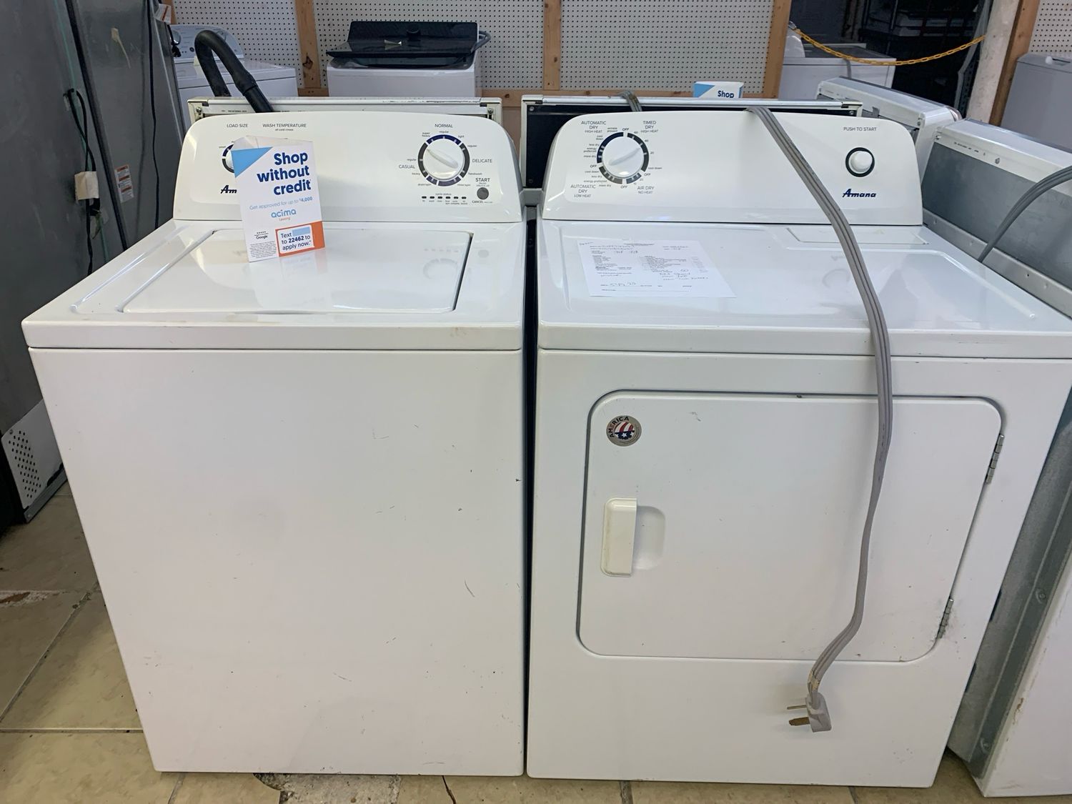 Amana Laundry Set