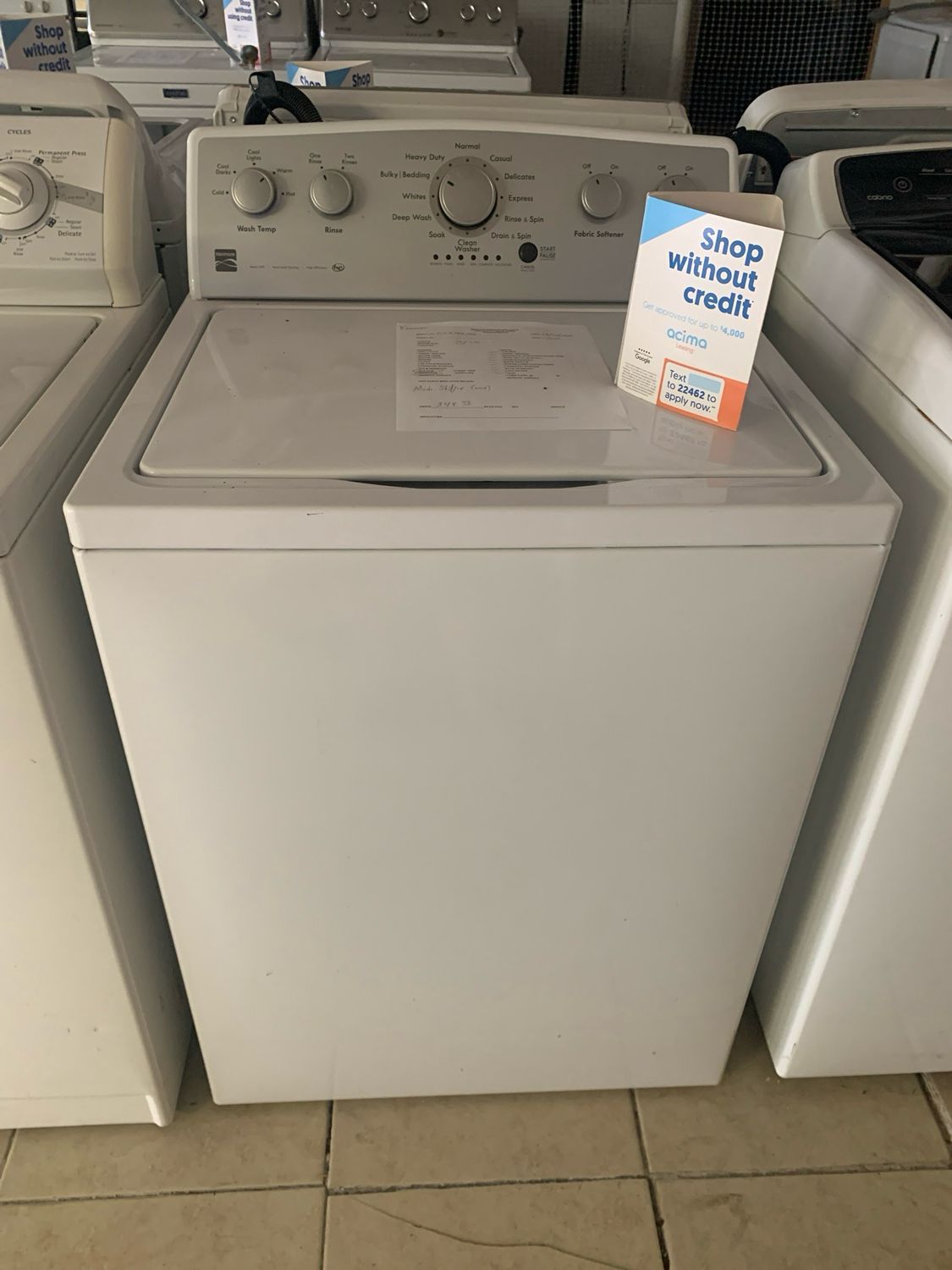 Kenmore Washer