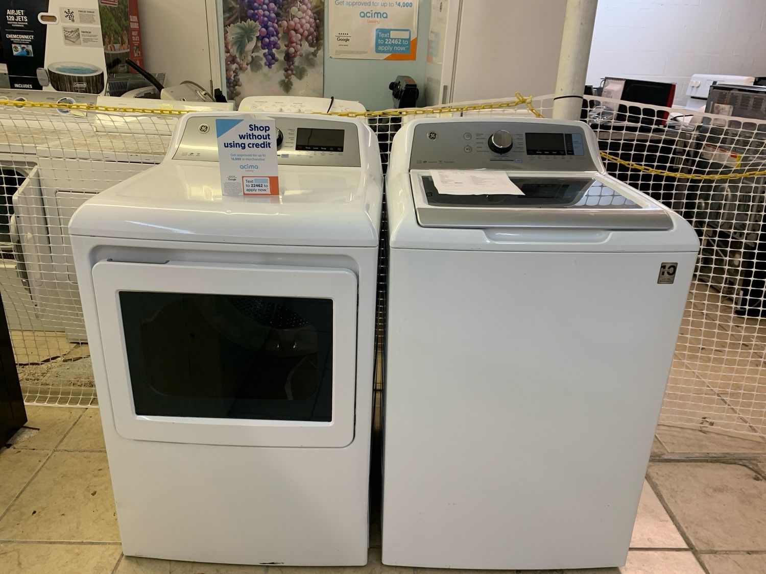 GE Laundry Set