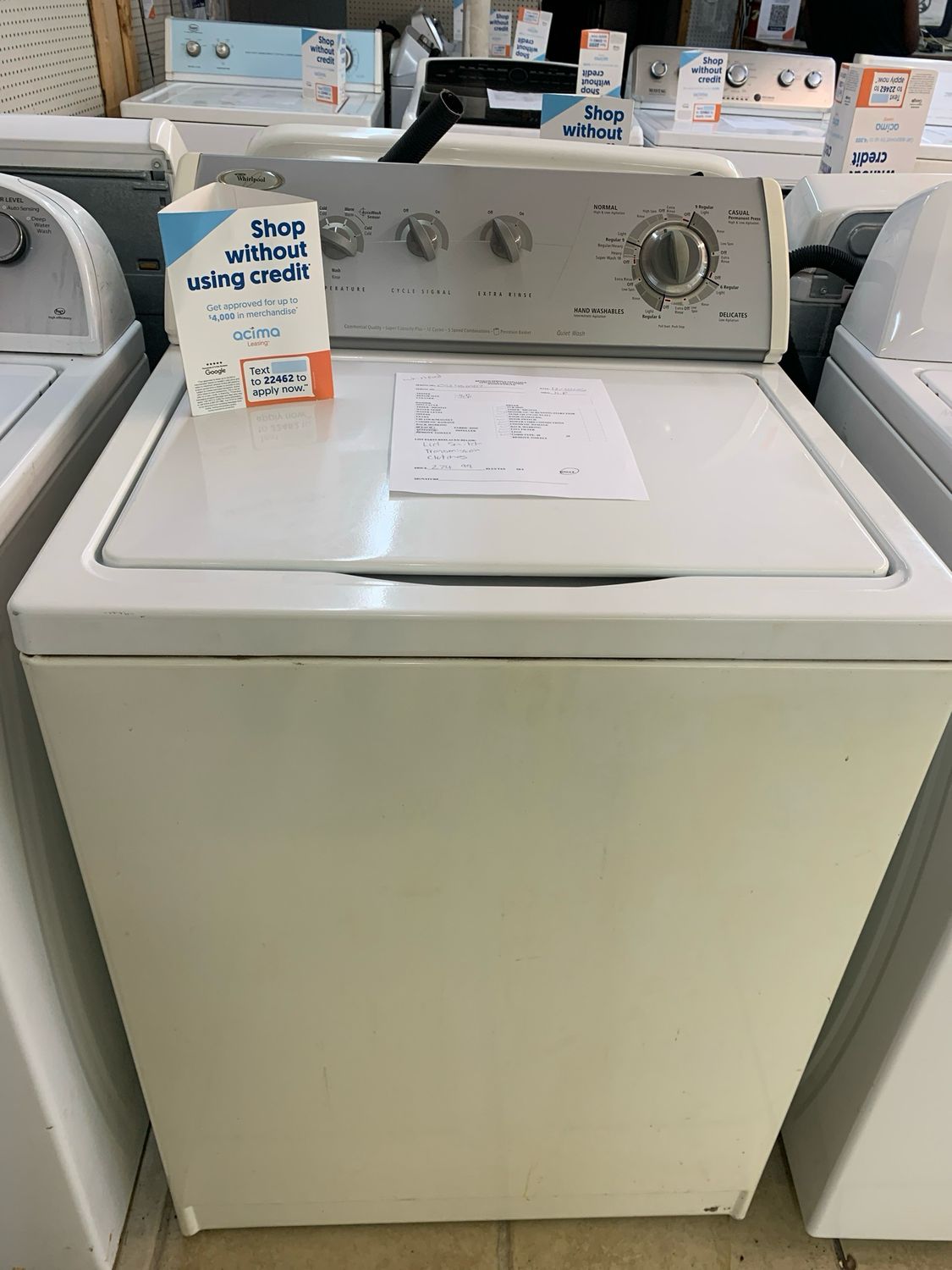Whirlpool Washer