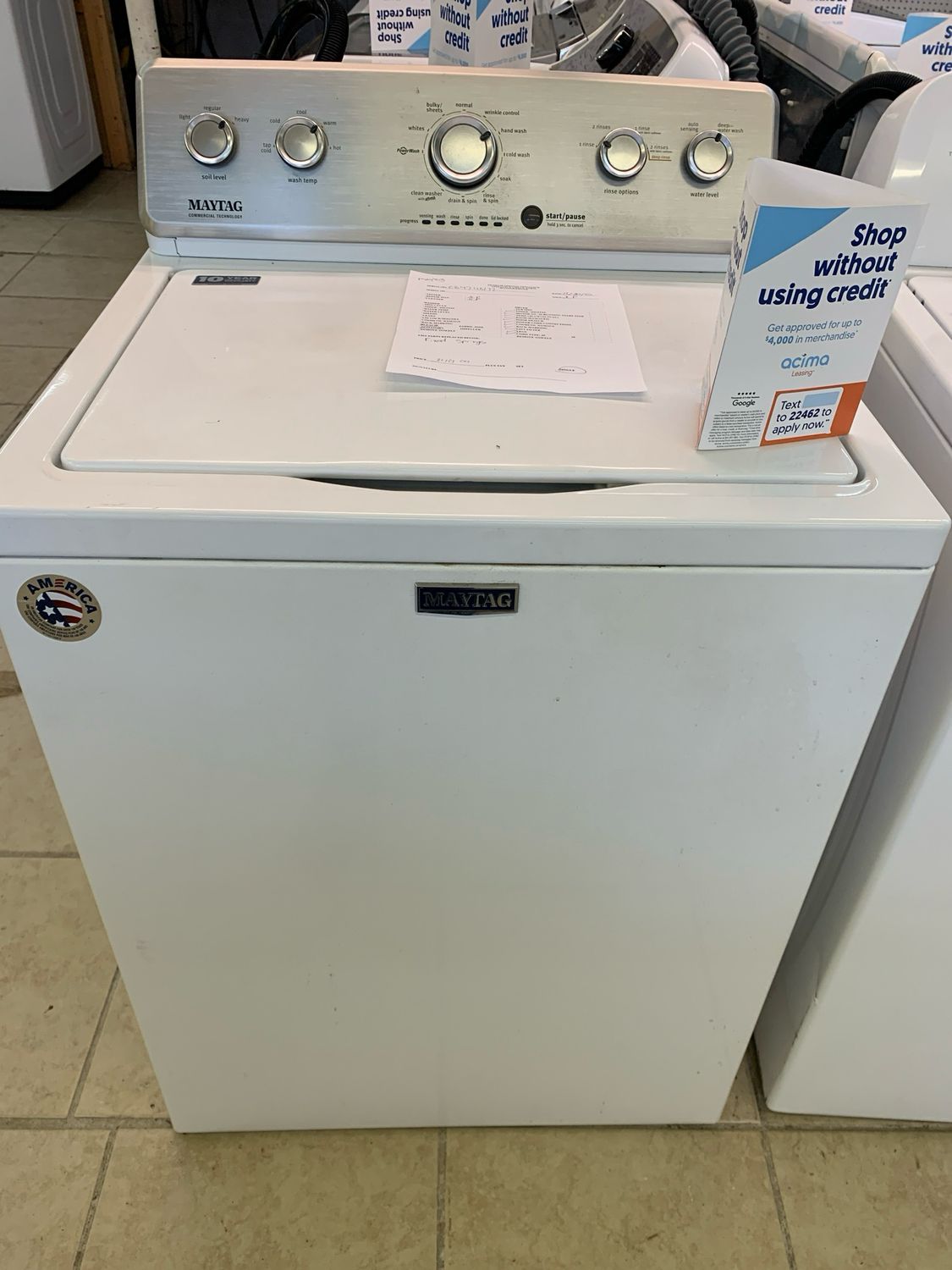 Maytag Washer