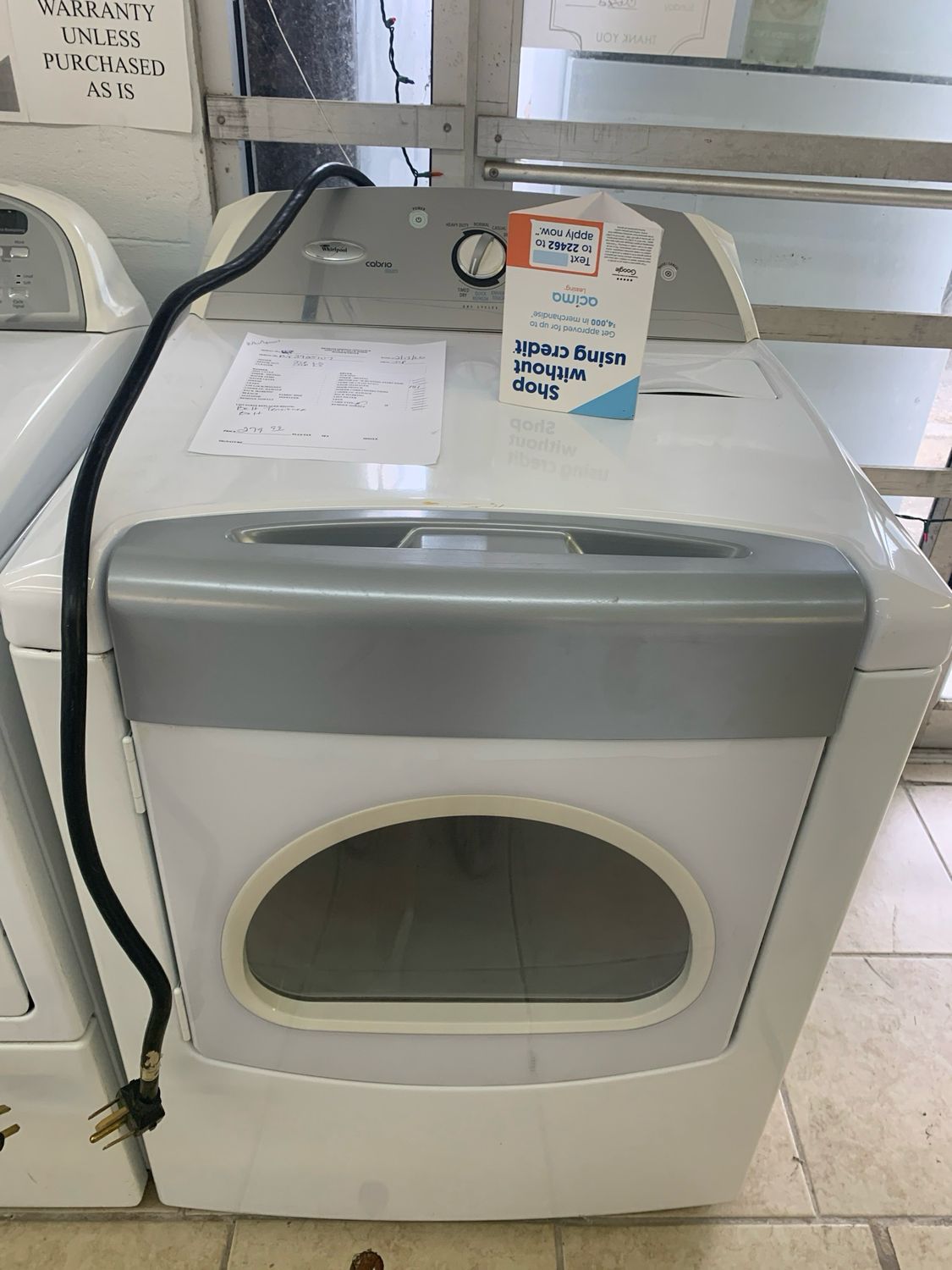 Whirlpool Dryer