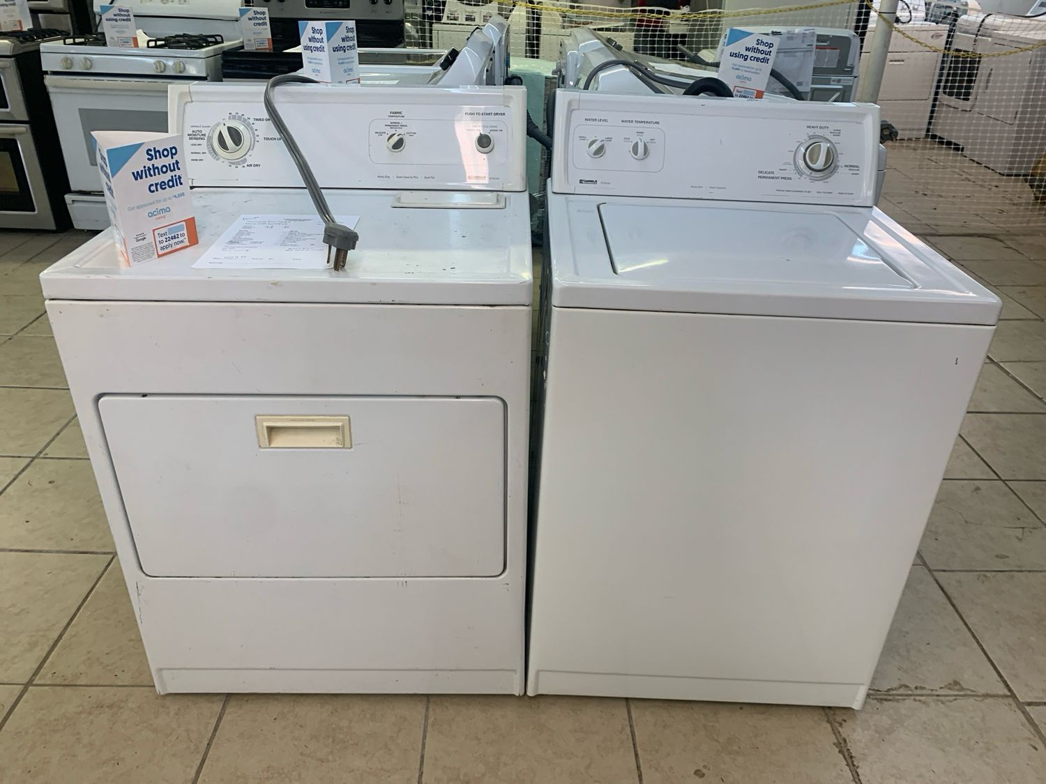Kenmore Laundry Set