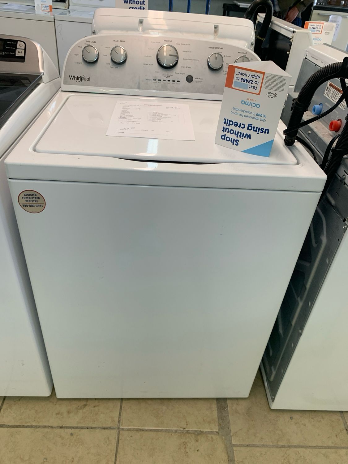 Whirlpool Washer