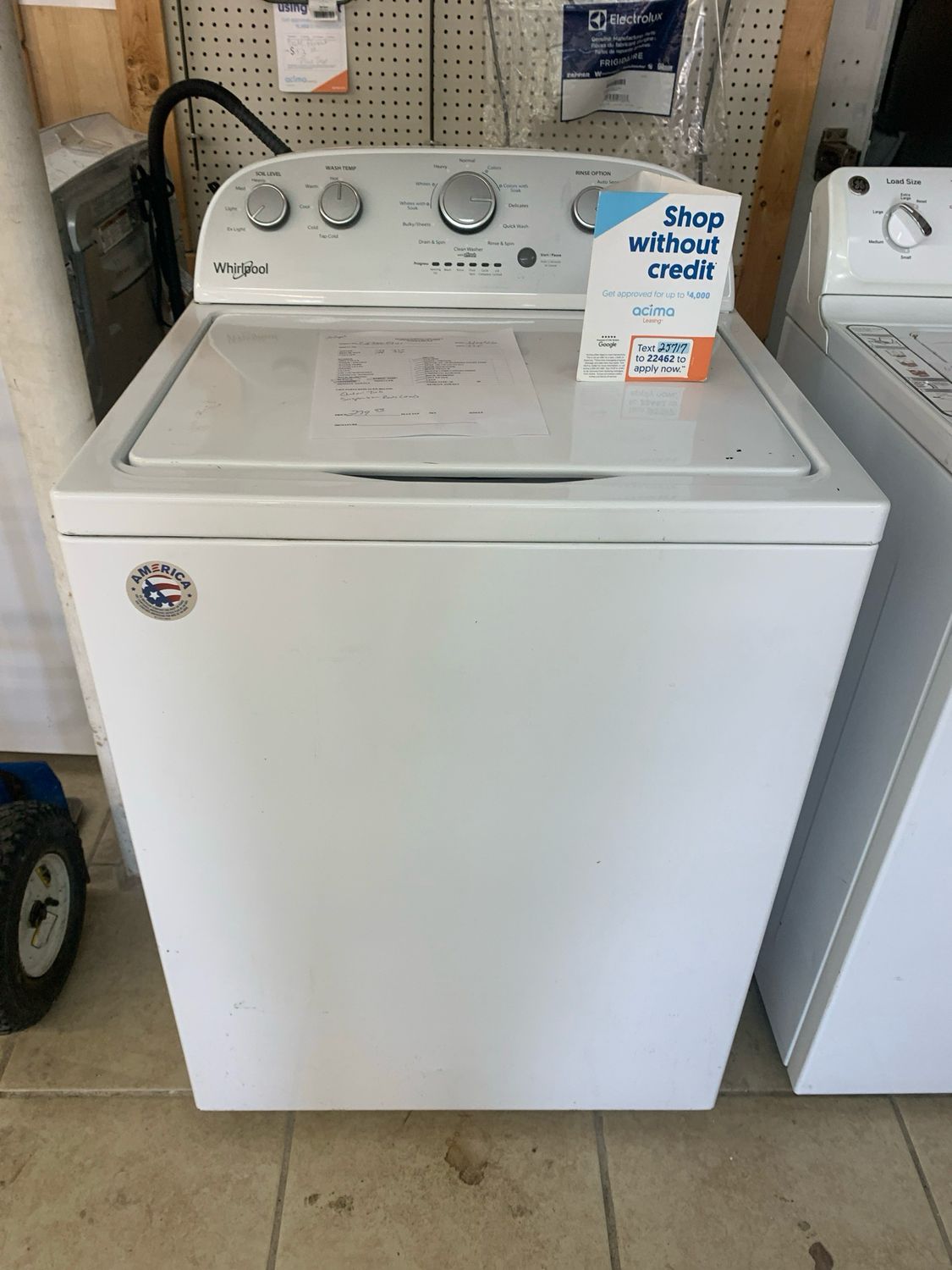 Whirlpool Washer