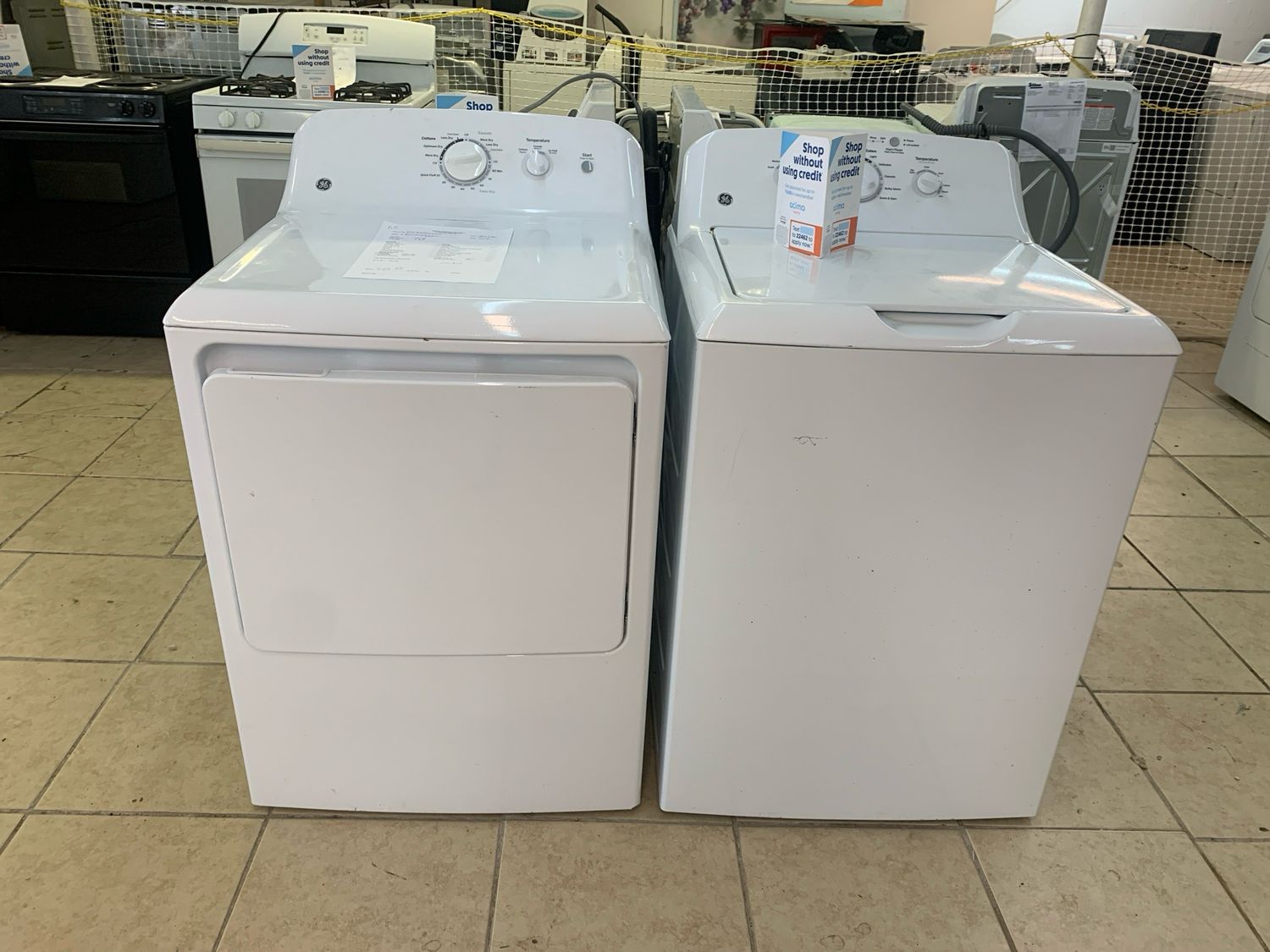GE Laundry Set