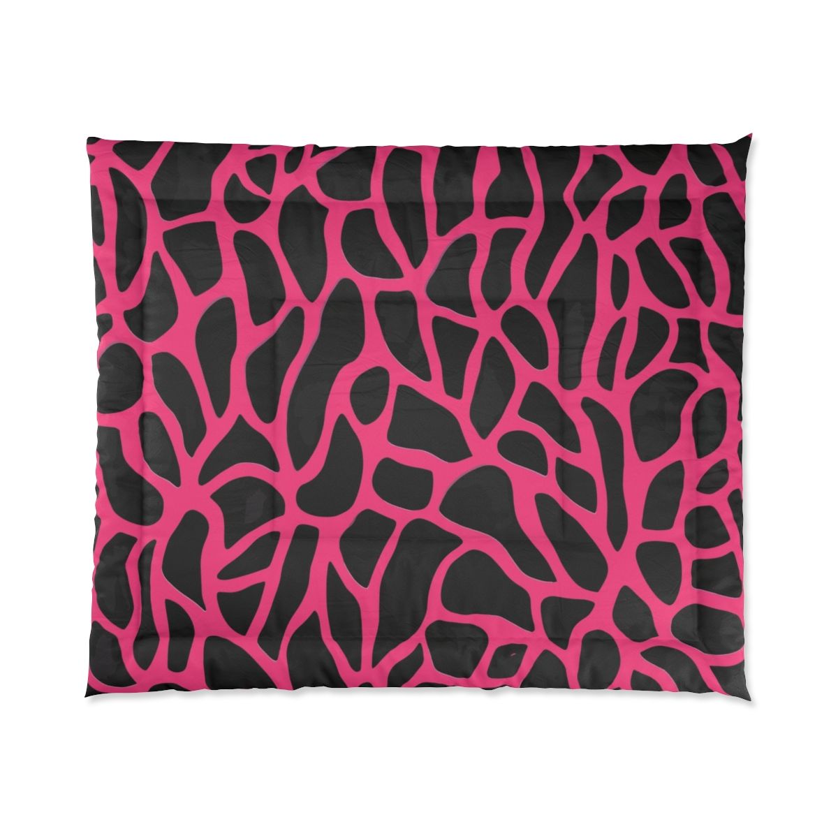 Pink Giraffe Print Comforter 