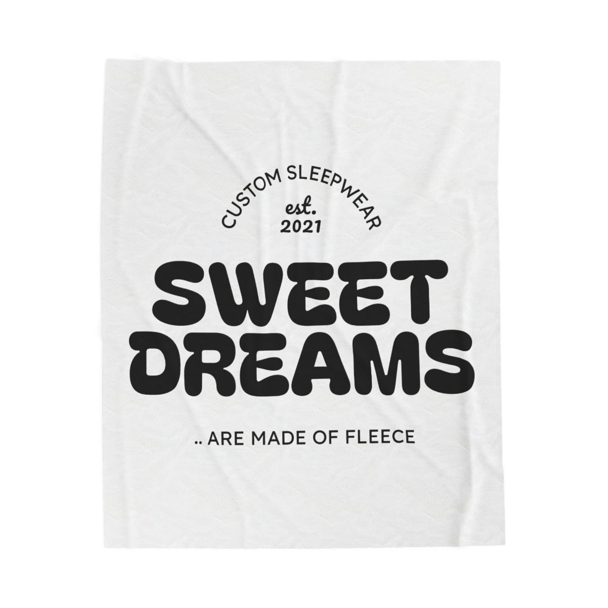  Sweet Dreams Fleece Throw