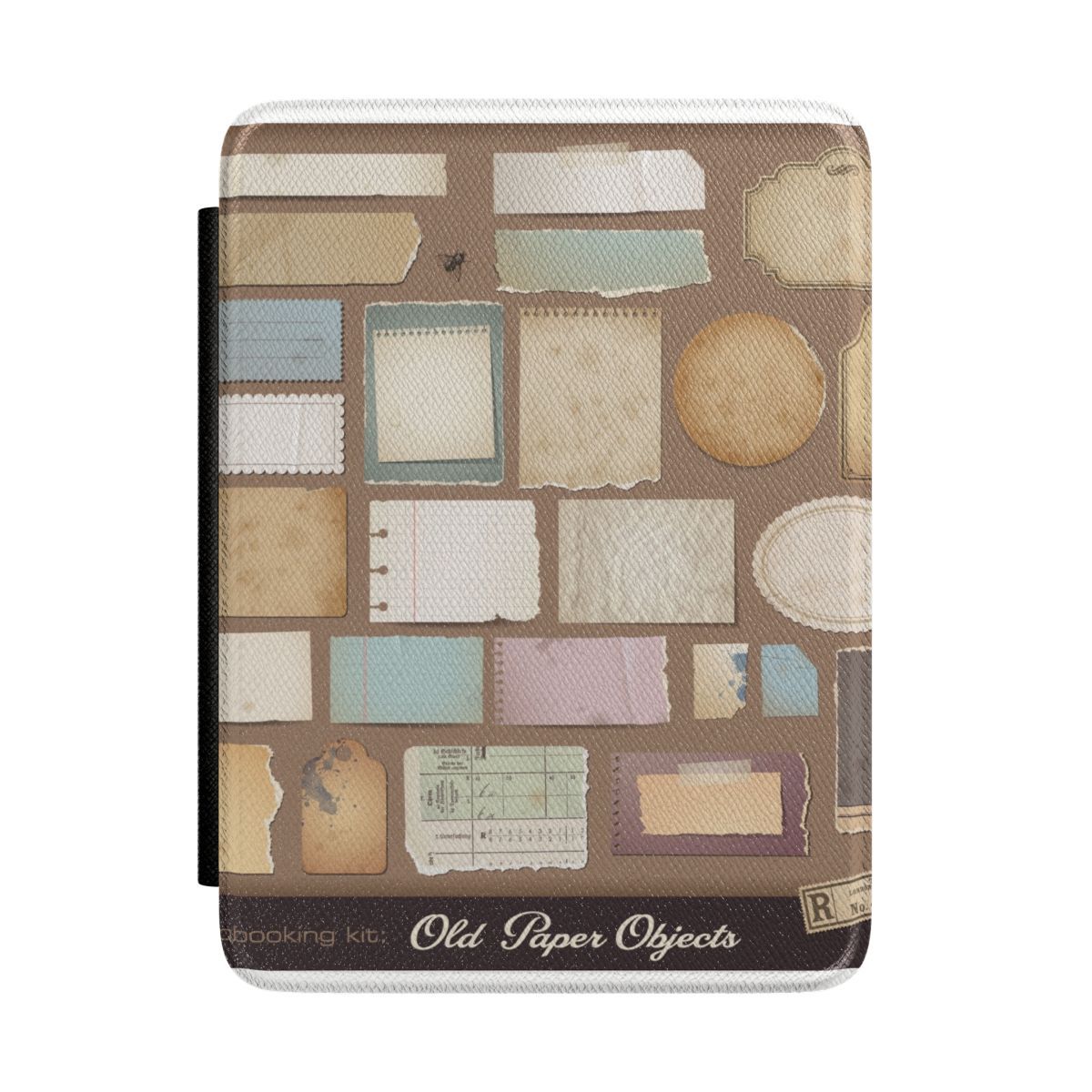 Kindle Case — Vintage Paper Collage E-Reader Cover