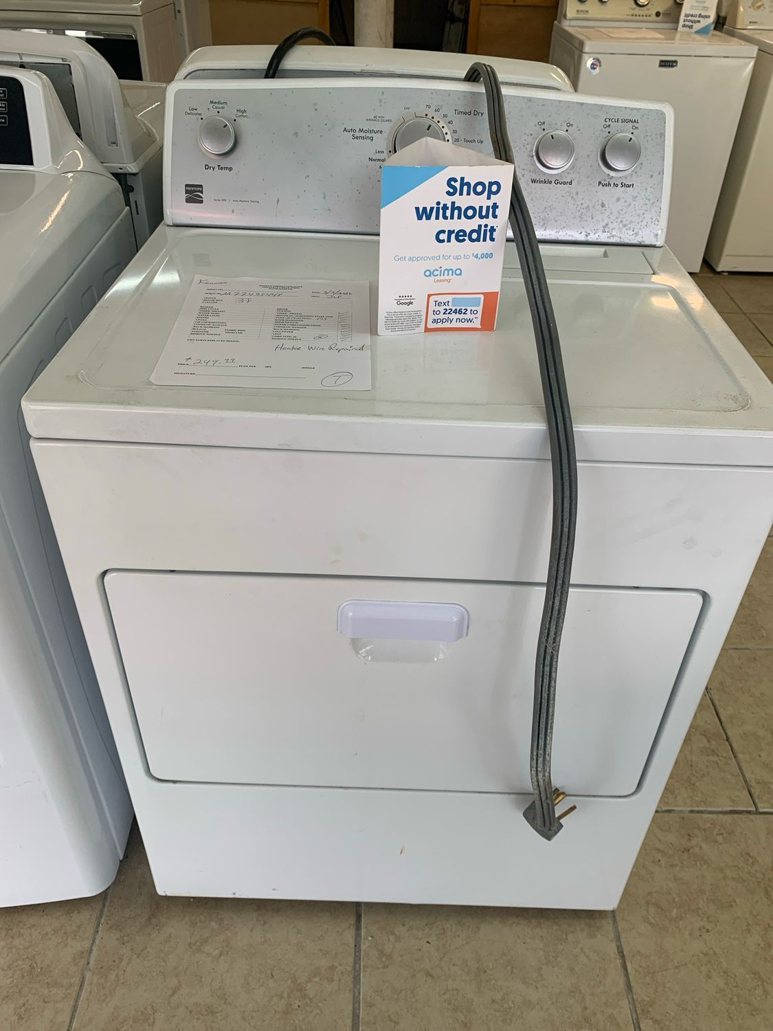 Kenmore Dryer