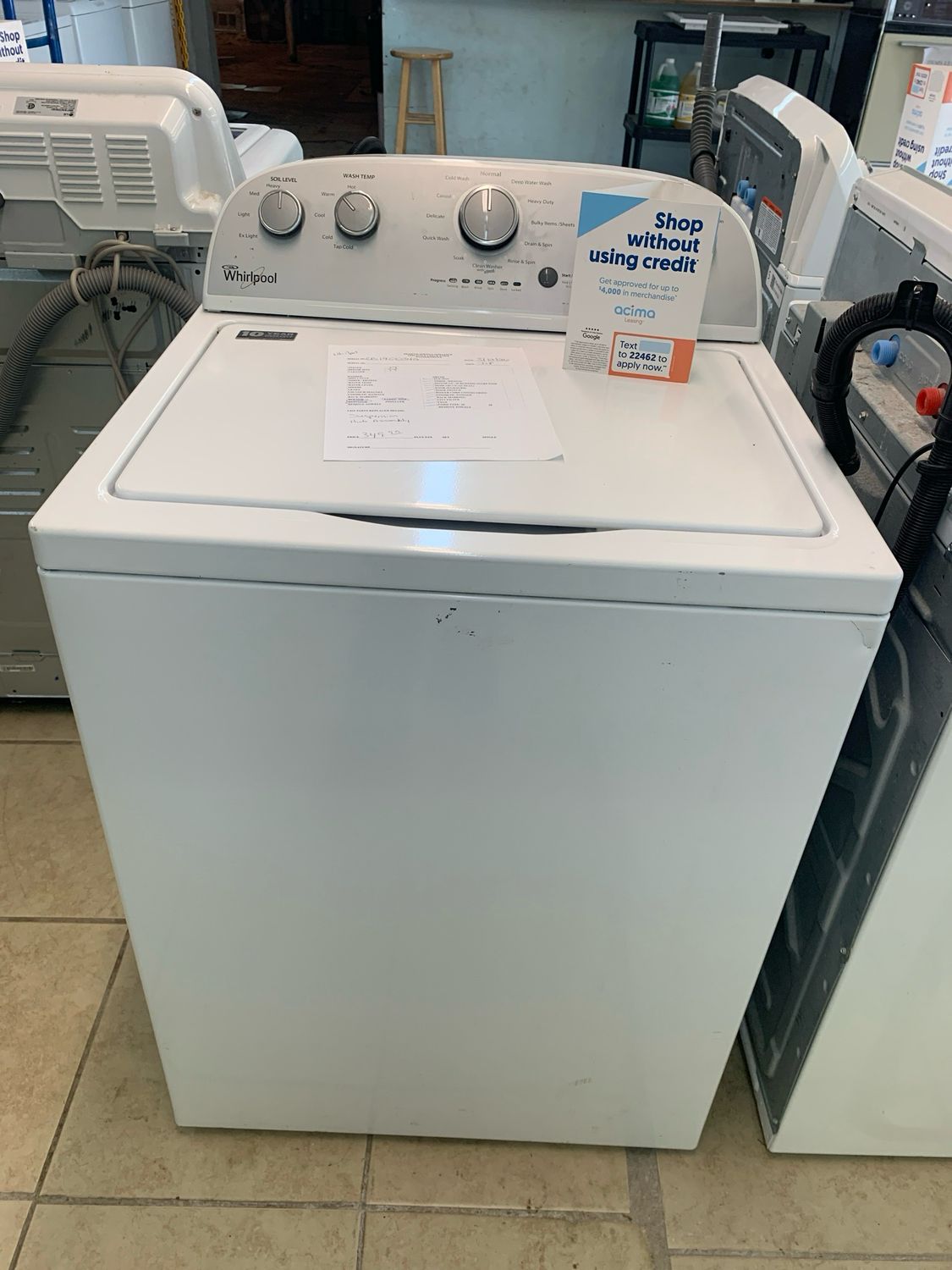 Whirlpool Washer