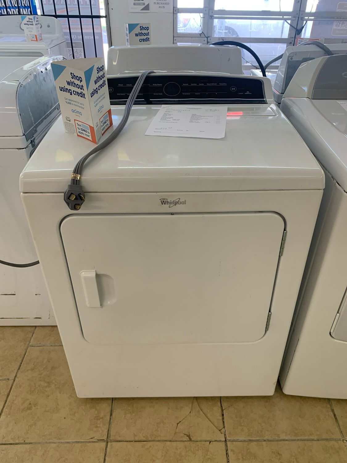Whirlpool Dryer