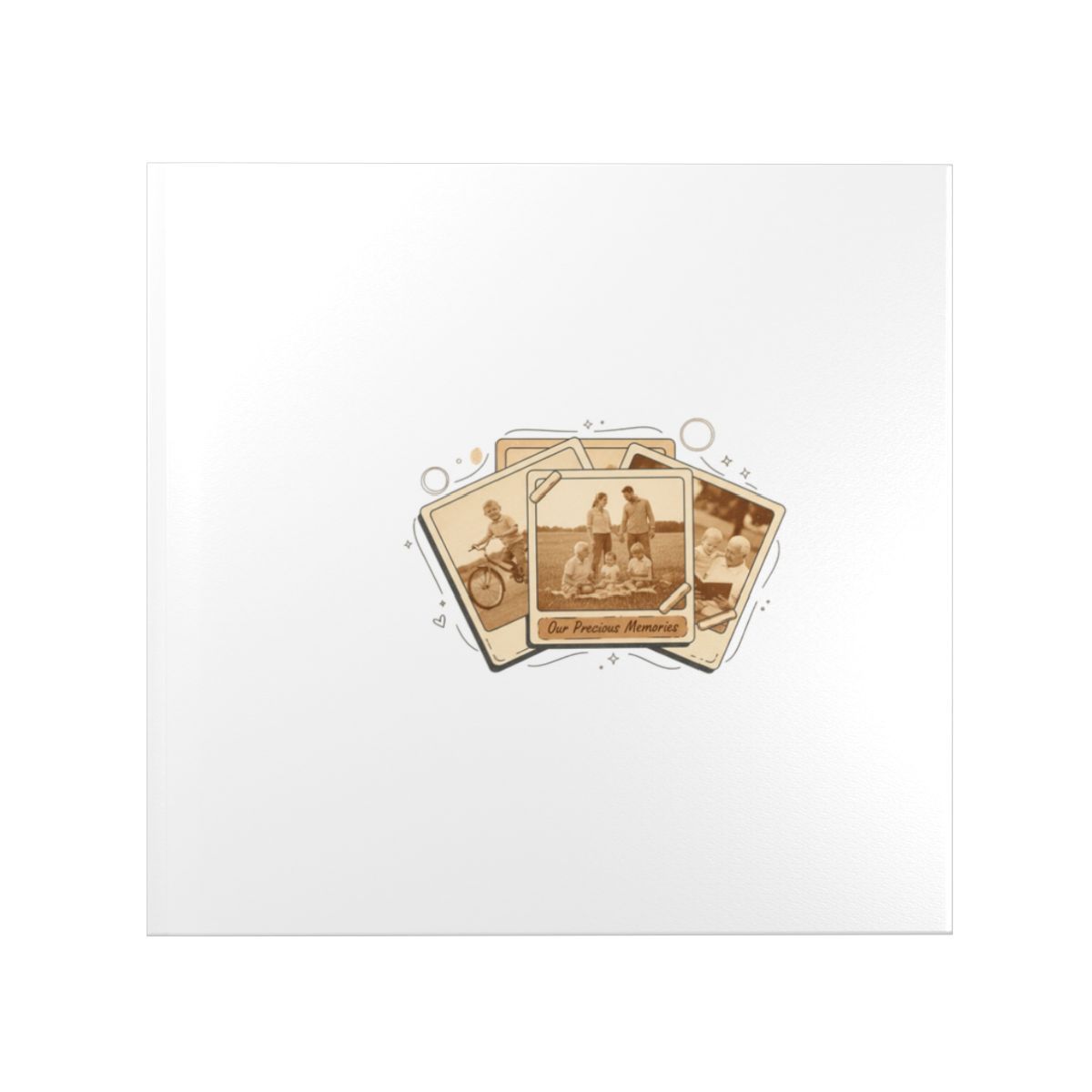 Vintage Photo Hardcover Photo Book — Custom Memory Album for Family, Heritage &amp; Keepsakes