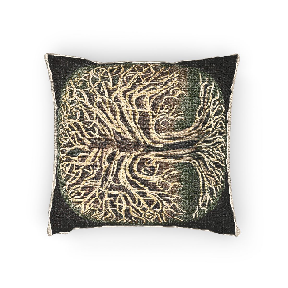 Woven Pillow — Tree of Life Tapestry Decorative Throw Pillow