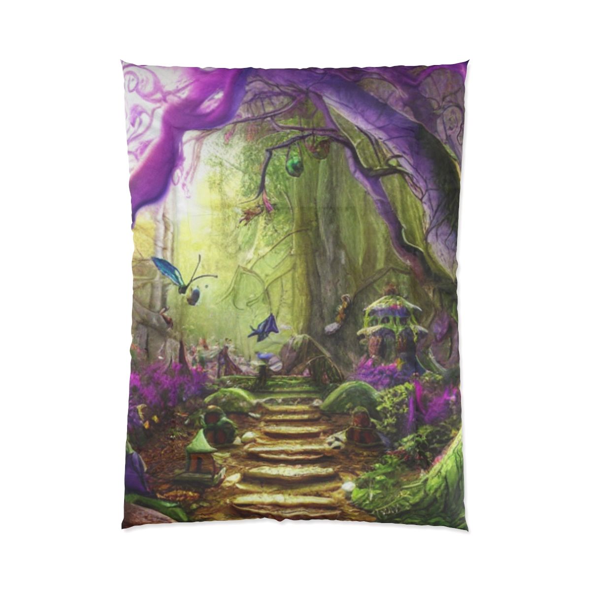 Enchanted Forest Comforter — Fantasy Fairy Path Bedding Enchanted Forest Comforter — Fantasy Fairy Path Bedding