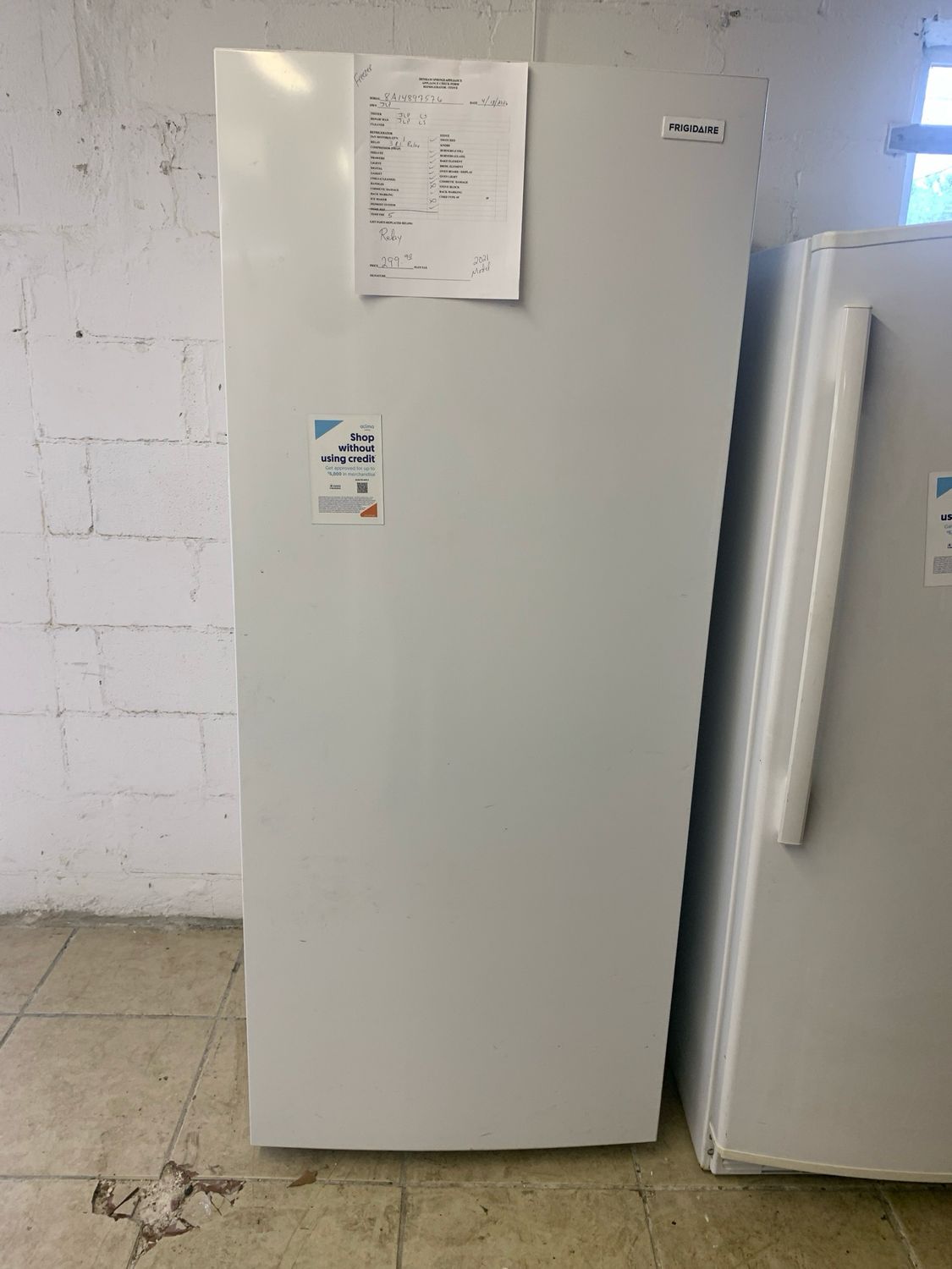 Frigidaire Upright Freezer