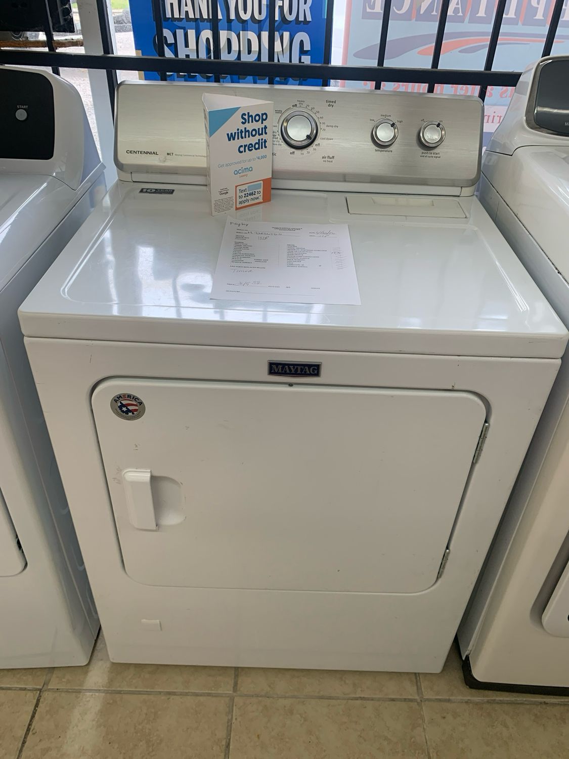 Maytag Dryer