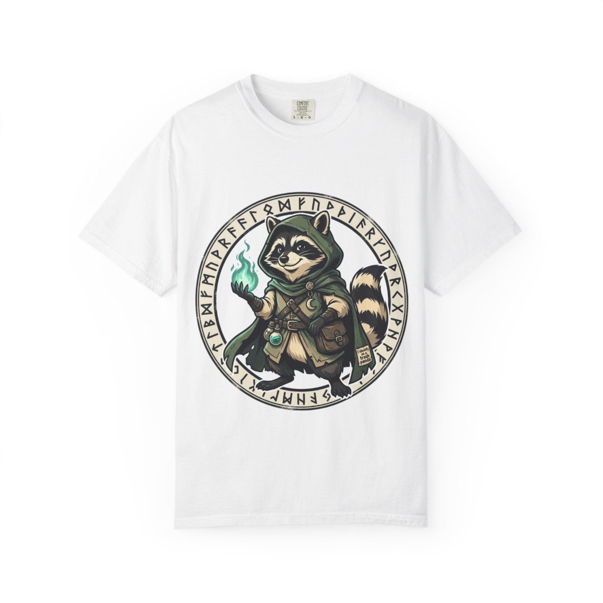 Raccoon Wizard T-Shirt – Cute Fantasy Mage Graphic Tee Raccoon Wizard T-Shirt – Cute Fantasy Mage Graphic Tee