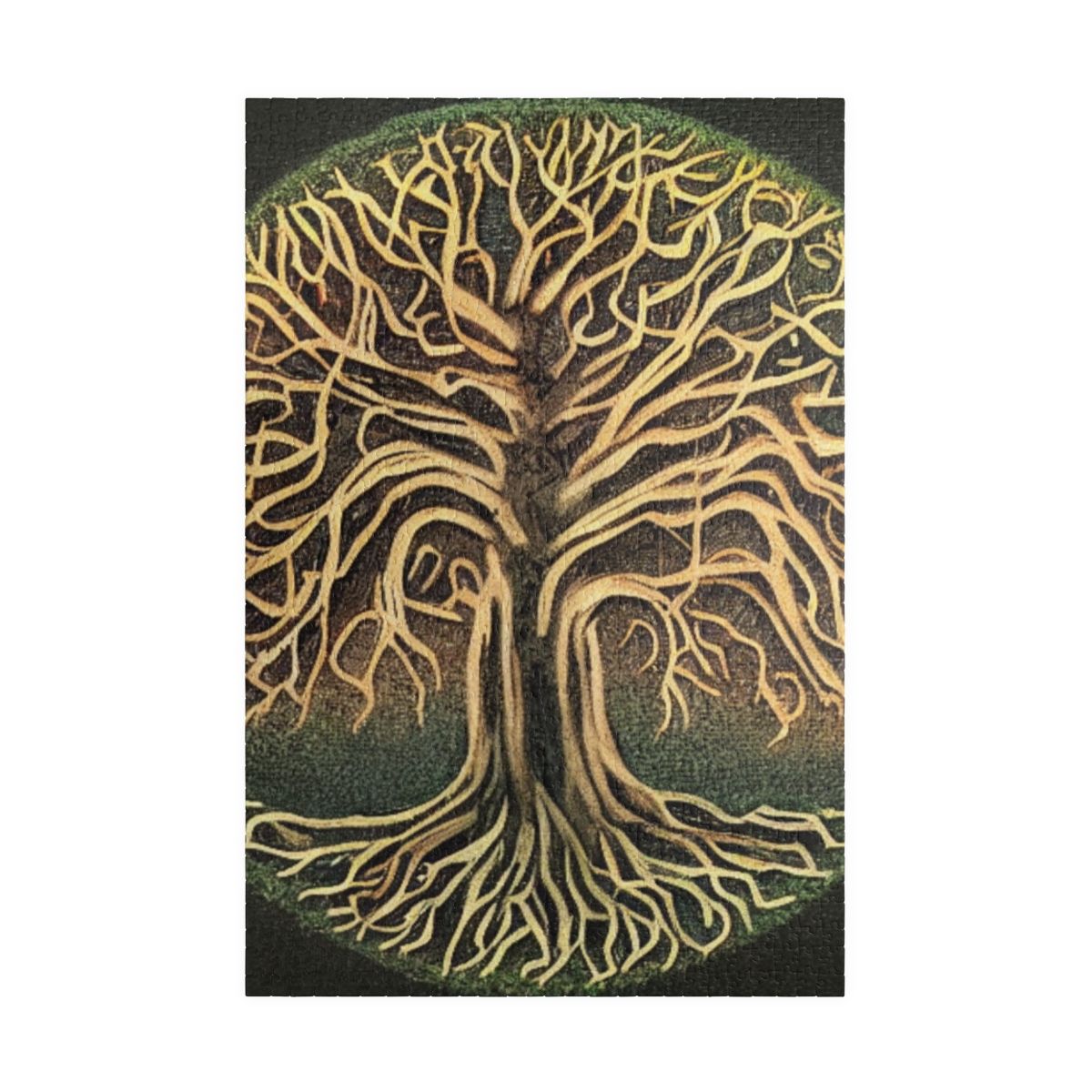 Tree of Life Jigsaw Puzzle — Intricate Root &amp; Branch Art (110–1014 pcs)