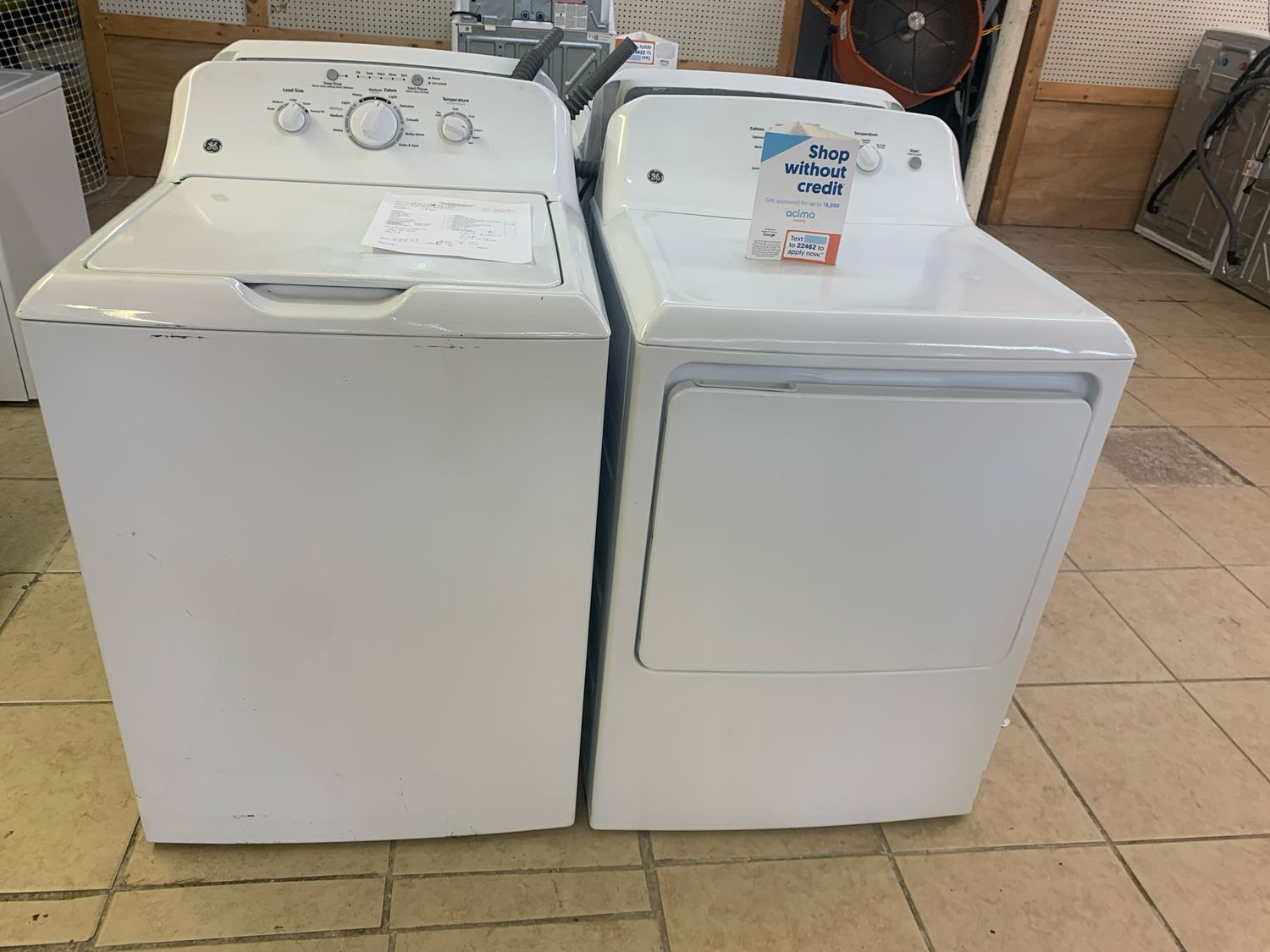 GE Laundry Set