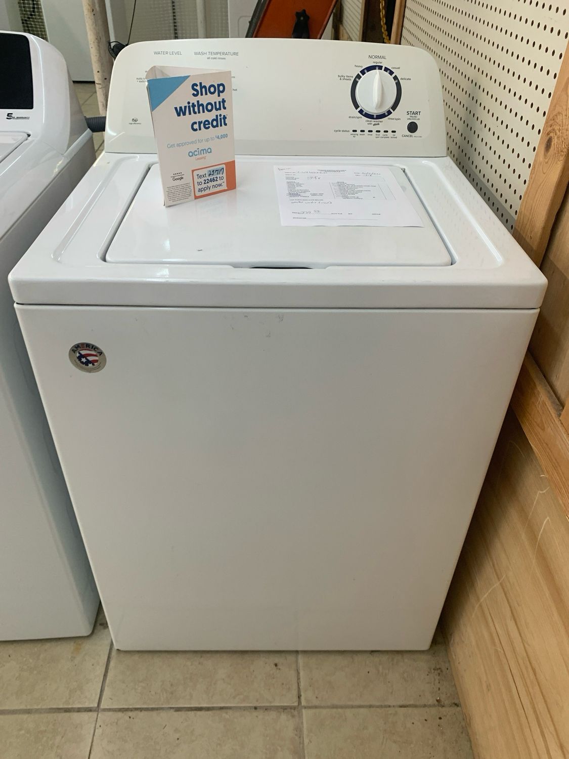 Amana Washer